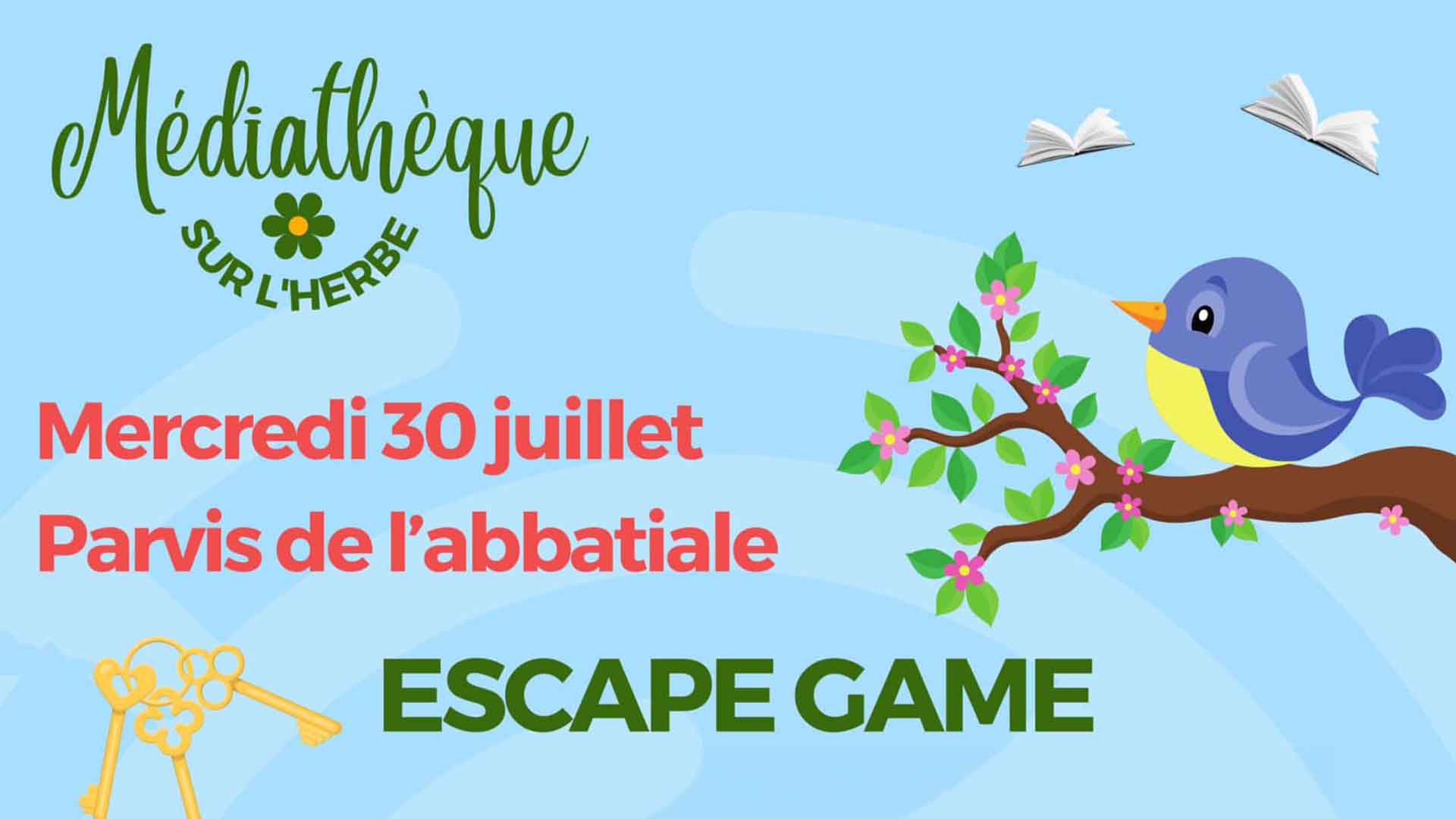 Affiche de l'Escape game de l'Abbatiale à Ottmarsheim