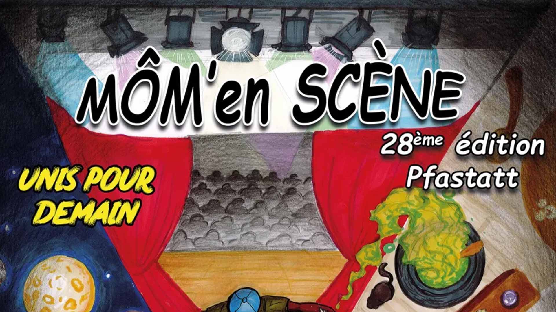 Affiche du festival Môm'en Scène 2025 à Pfastatt