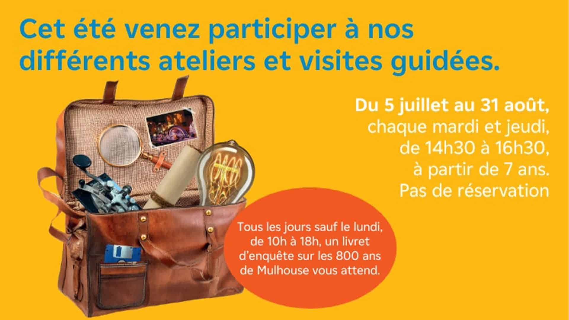 Animations estivales 2025 au Musée Electropolis à Mulhouse