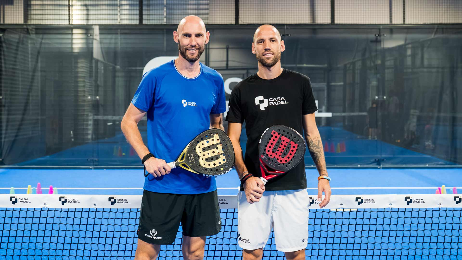 Ken, Directeur sportif et Teri, coach au sein Casa Padel