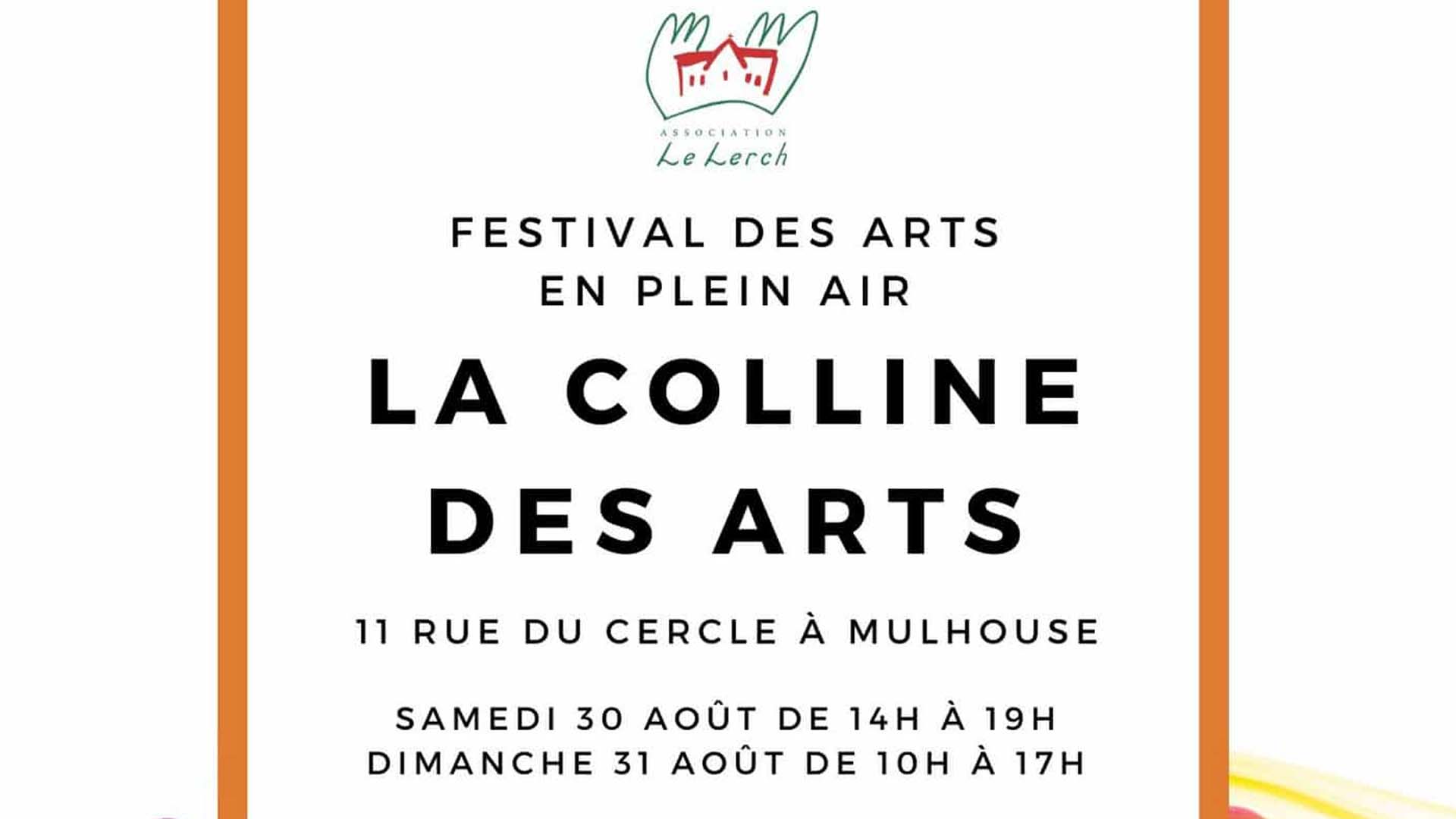 Affiche du festival "La Colline des Arts"