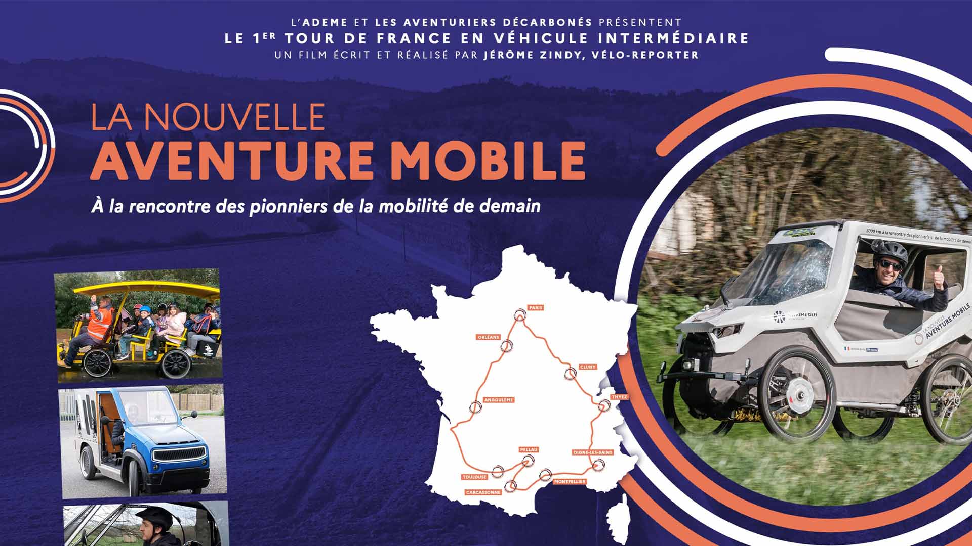 Projection du film "La Nouvelle Aventure Mobile" à la Cité du Vélo à Mulhouse