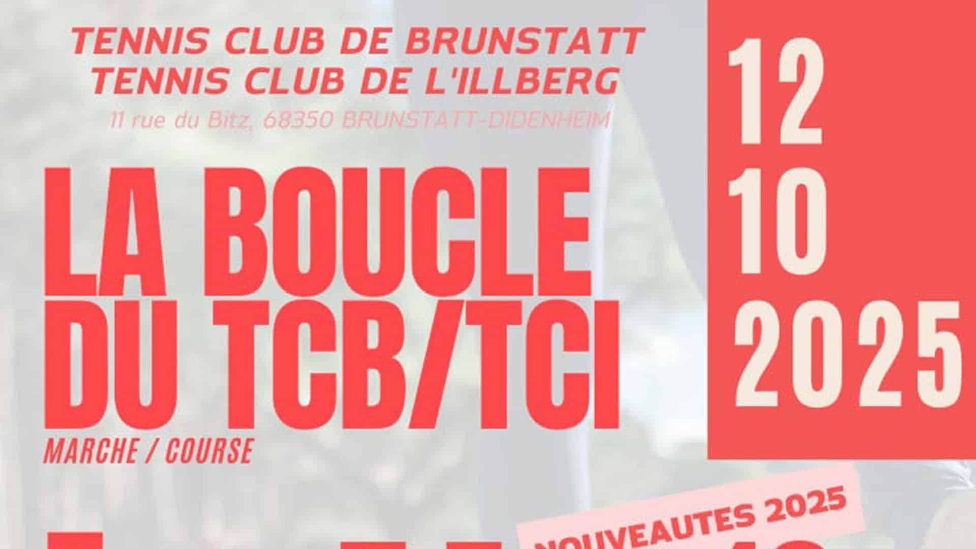 Affiche de La Boucle du TCD/TCI à Brunstatt