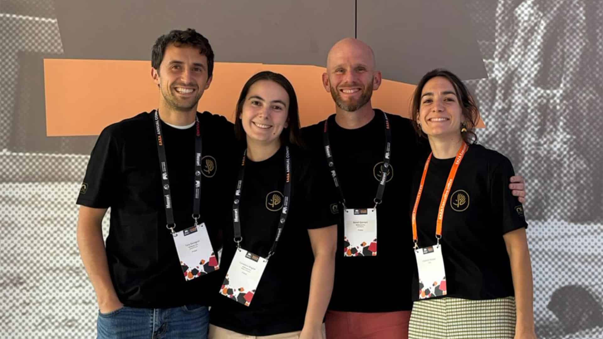 Tony Souvignet, Responsable du pôle "Science & Conservation", Constance Wagner, Coordinatrice bien-être animal, Benoit Quintard, Directeur du Parc Zoologique & Botanique de Mulhouse, ainsi que Charlotte Desbois, Biologiste des populations