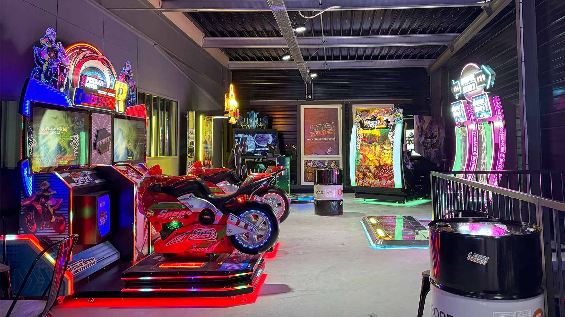 LoisiGames à Wittenheim - salle d'arcade