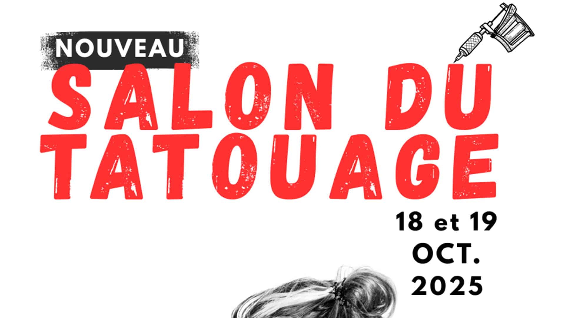 Affiche du Salon du Tatouage 2025 à Wittenheim