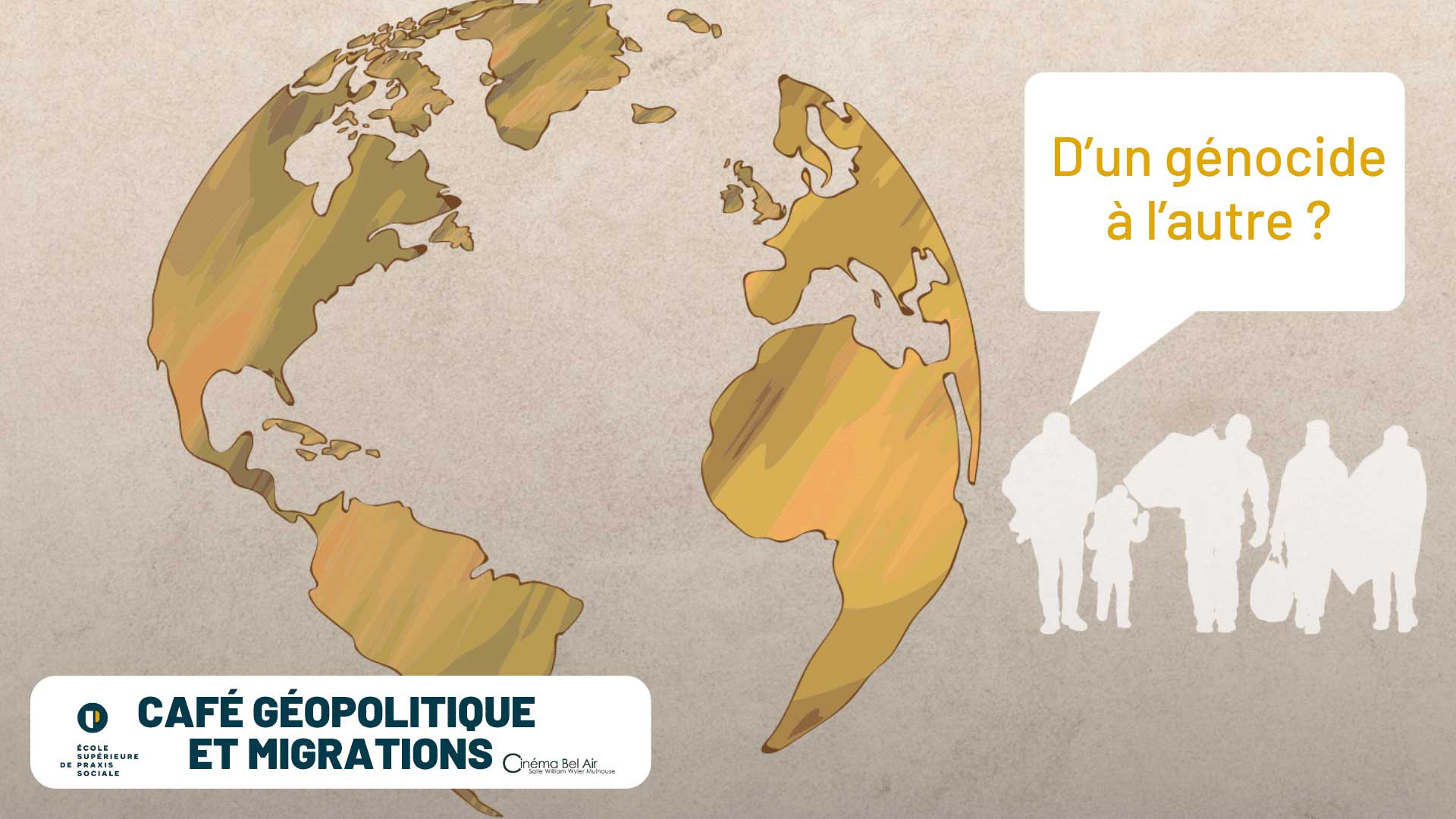 Café géopolitique et migrations : "D'un génocide à l'autre ?" à Mulhouse