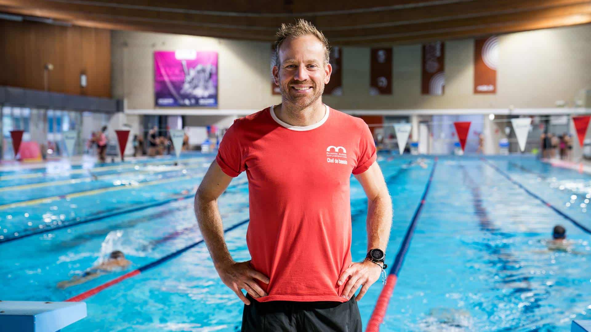 Cédric Oesterlé, agent m2A, chef de bassin de la Piscine de l'Illberg