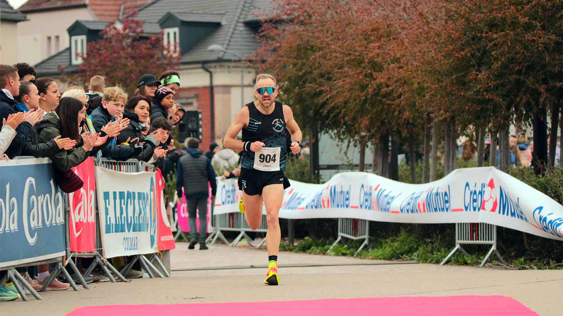 Cédric, agent m2A double champion du marathon de Bâle