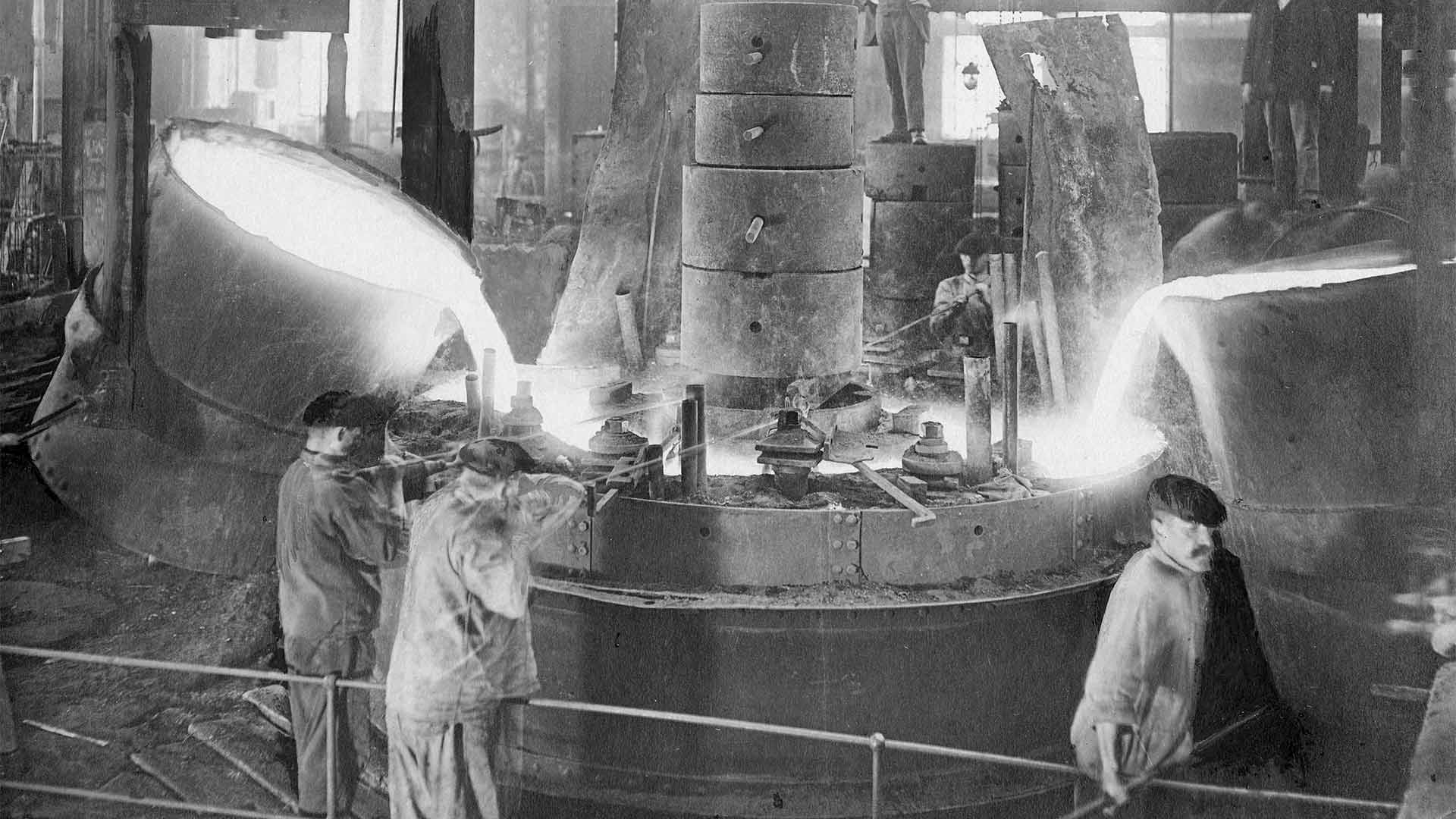 Image d'archive - Ancienne fonderie de la SACM