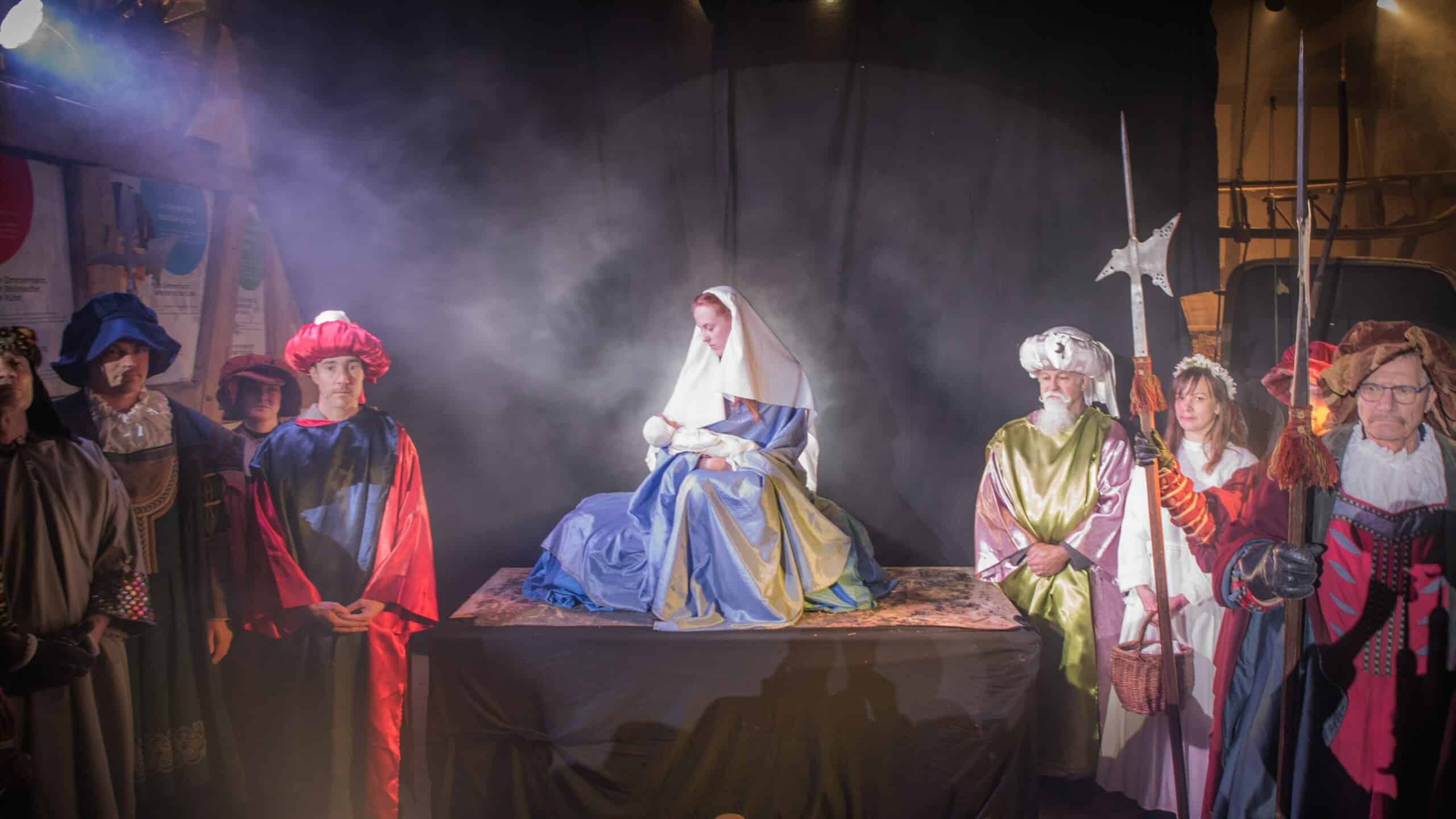 L'arrivée des Rois mages à l'Écomusée d'Alsace à Ungersheim