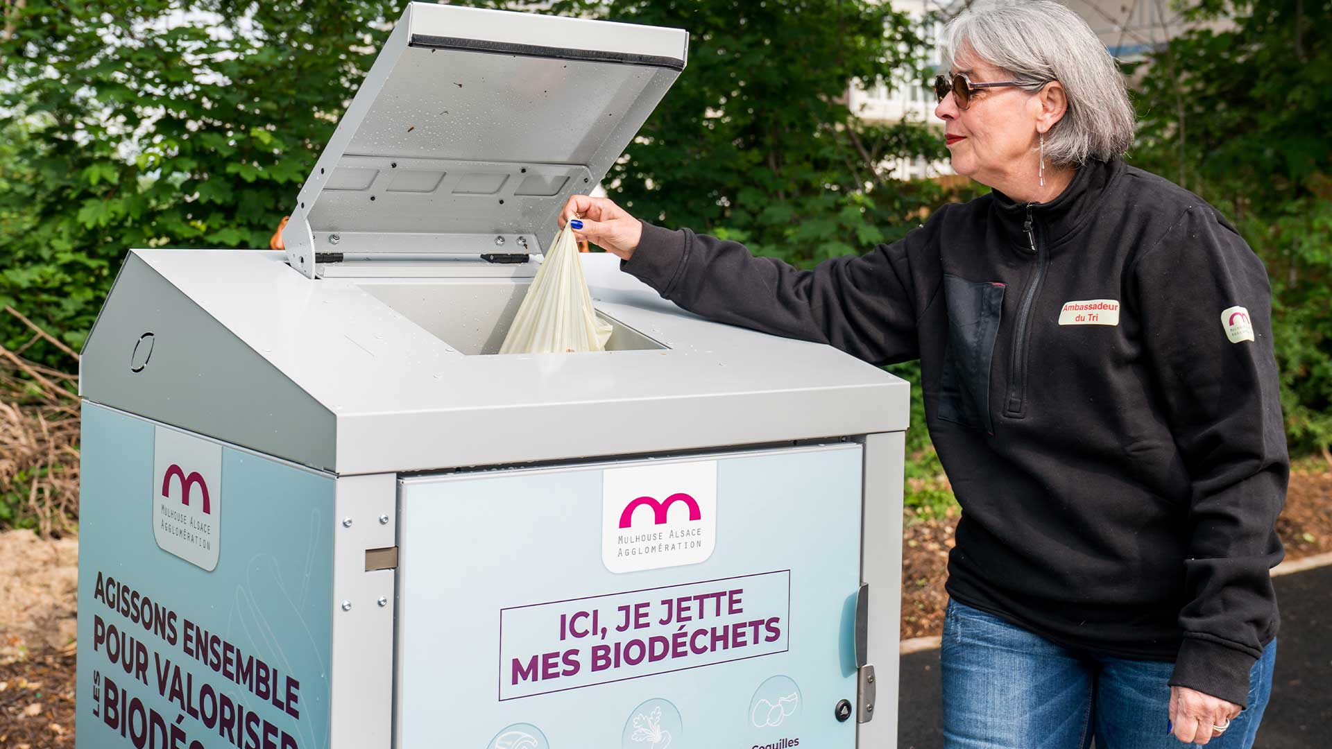 Borne à biodéchets m2A