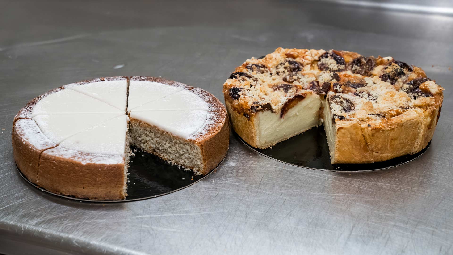 Boulangerie Stéphane : gâteau nantais et flan aux fruits