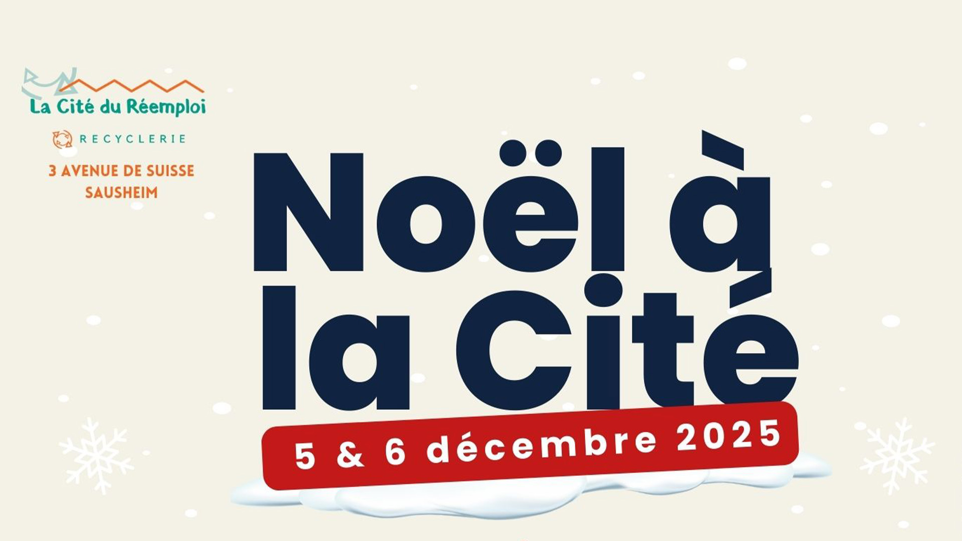 Noël à la Cité du Réemploi à Sausheim