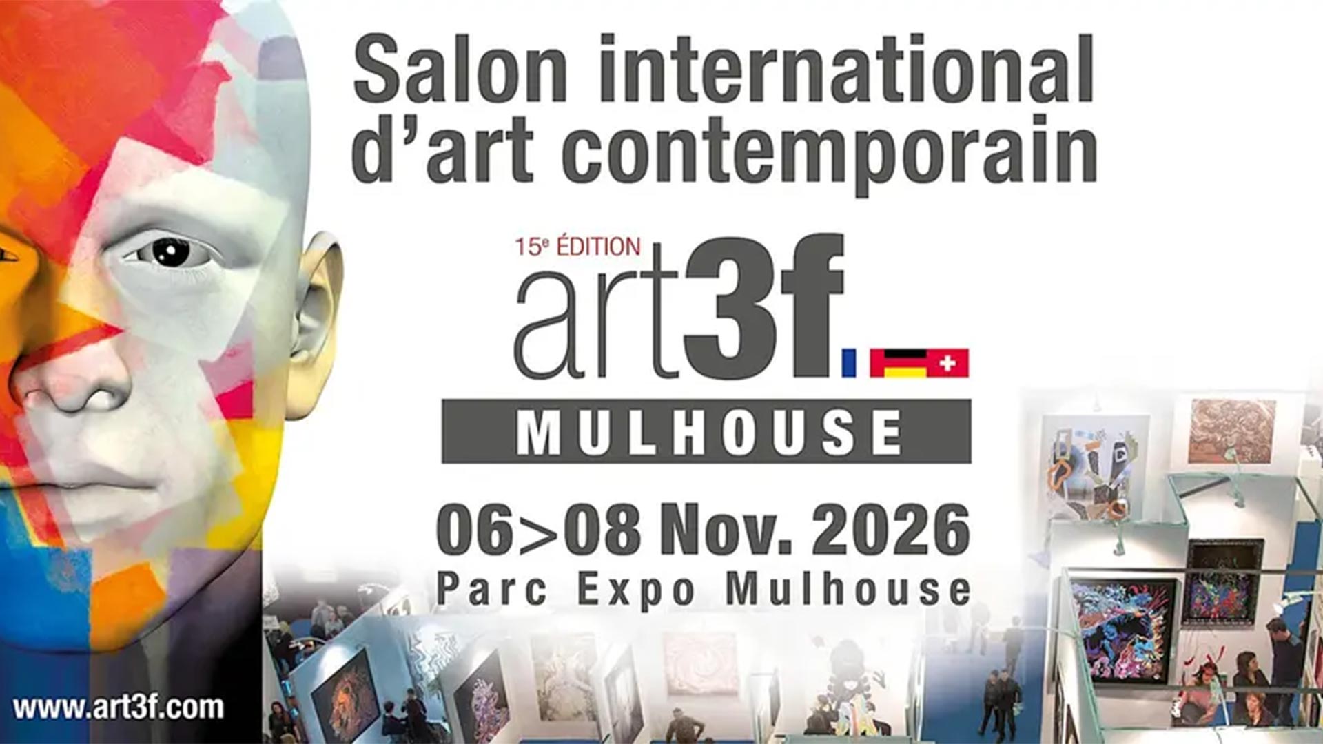 Salon "art3f" 2026 au Parc Expo à Mulhouse