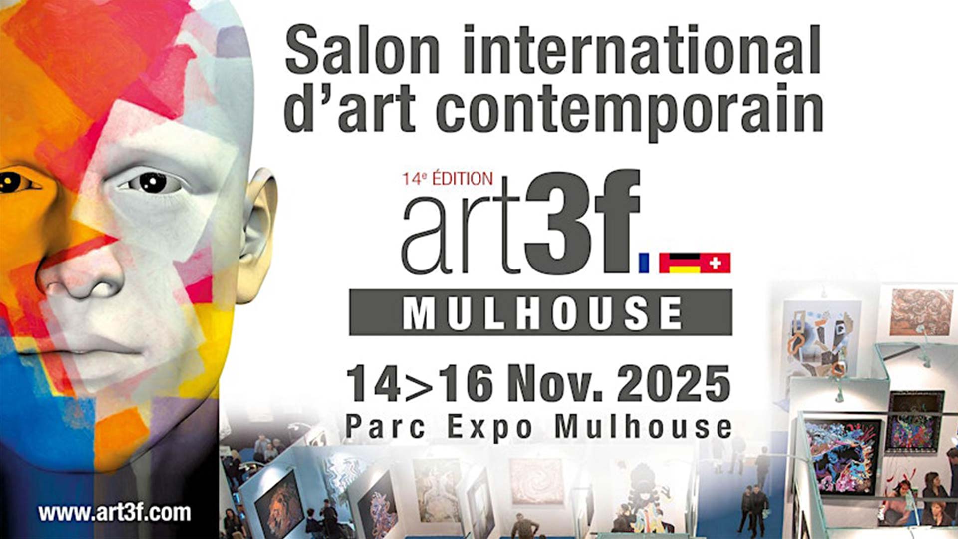 Salon "art3f" 2025 au Parc Expo à Mulhouse