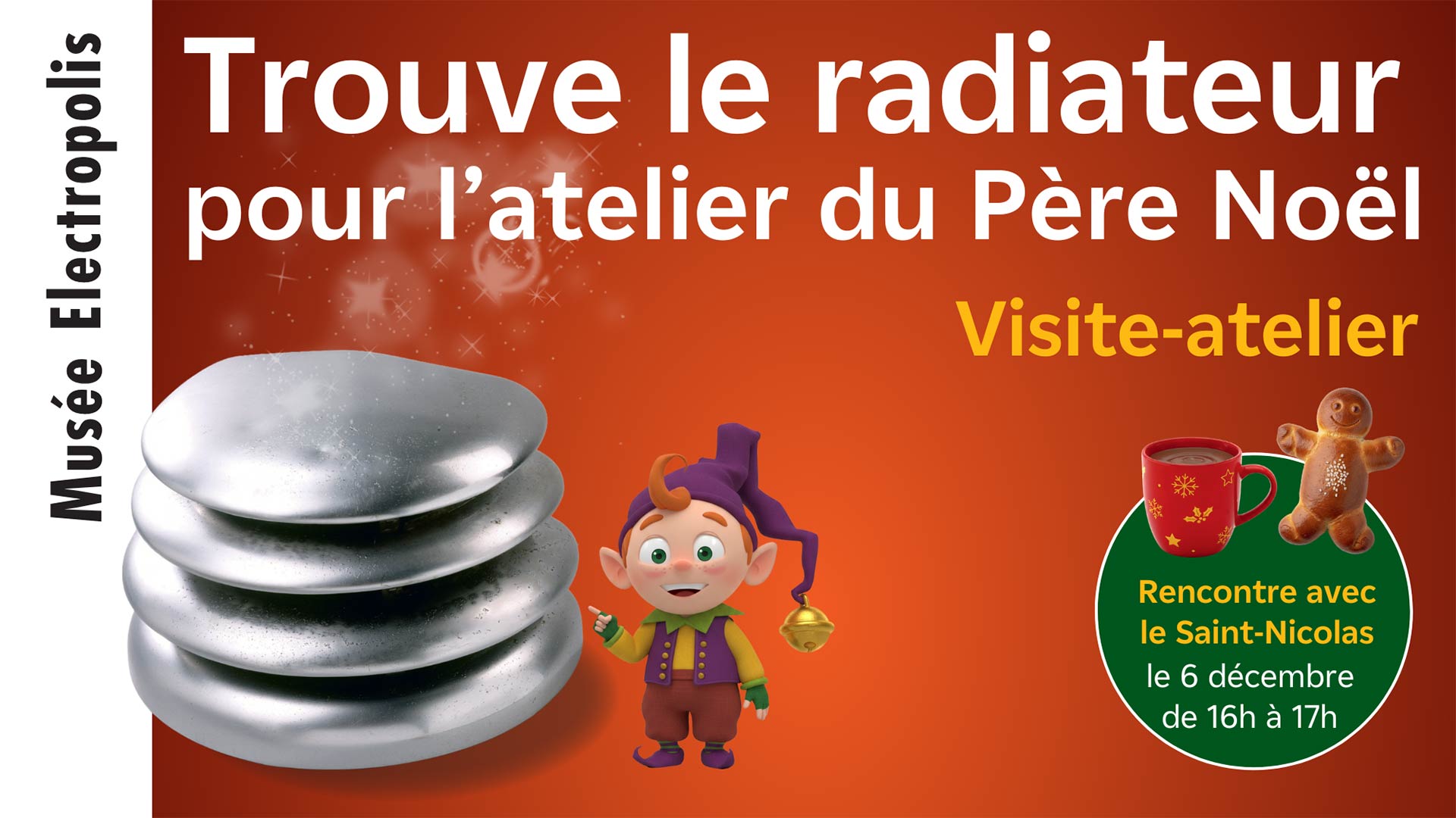 Animations de Noël 2025 au Musée Electropolis