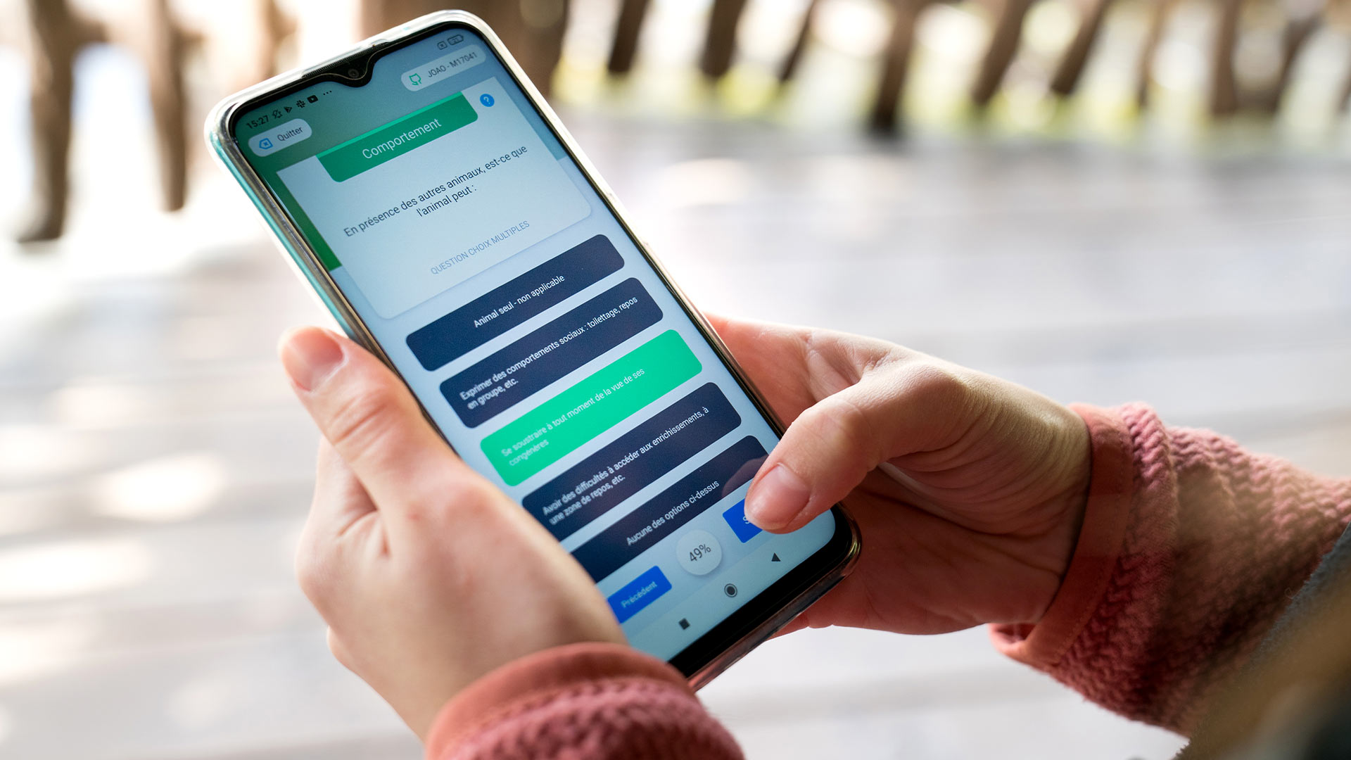 Application dédiée au bien-être animal utilisée au Parc Zoologique & Botanique
