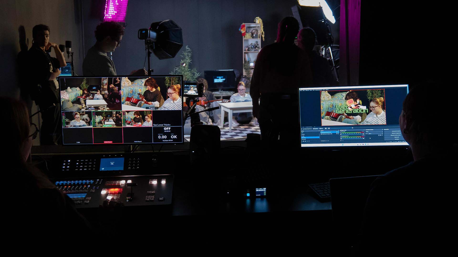 Live "Web Génération" à l'IUT à Mulhouse