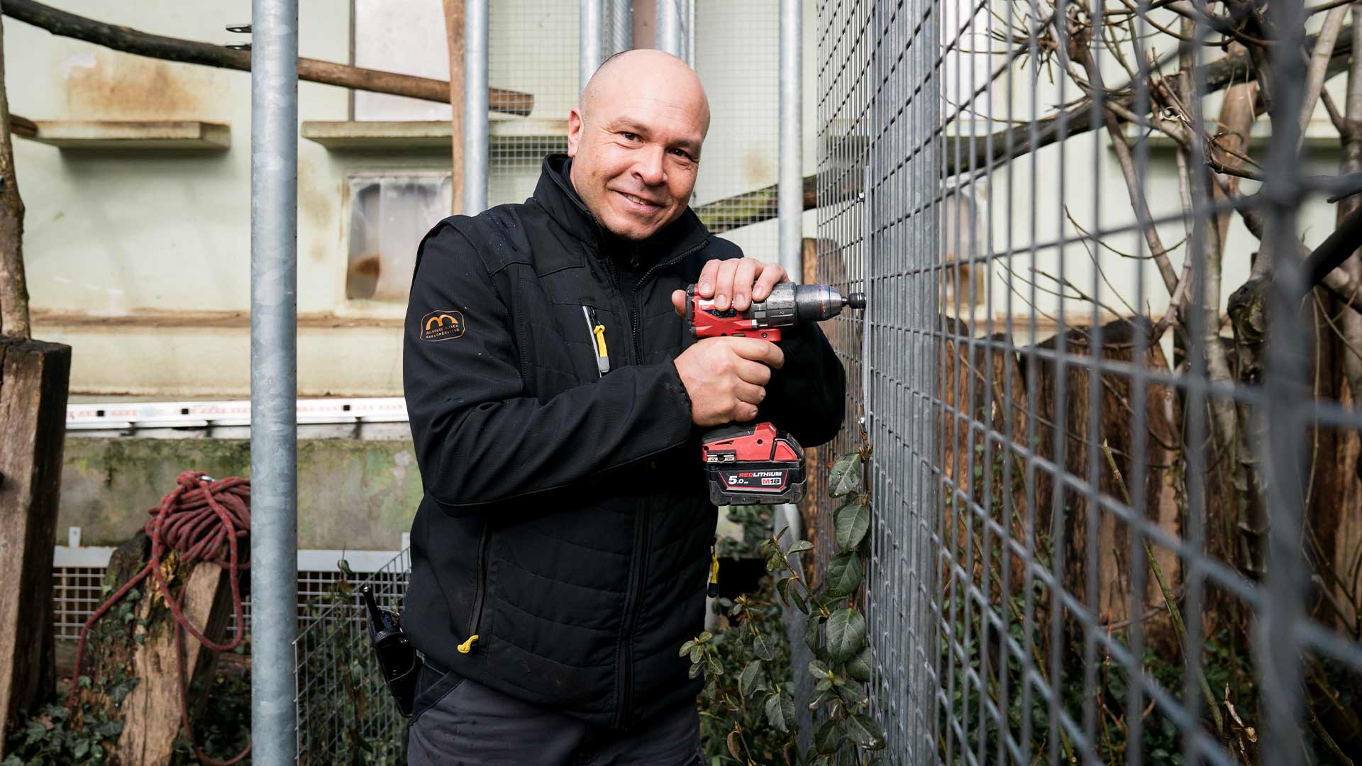 Emmanuel Henri agent technique polyvalent au Parc Zoologique & Botanique