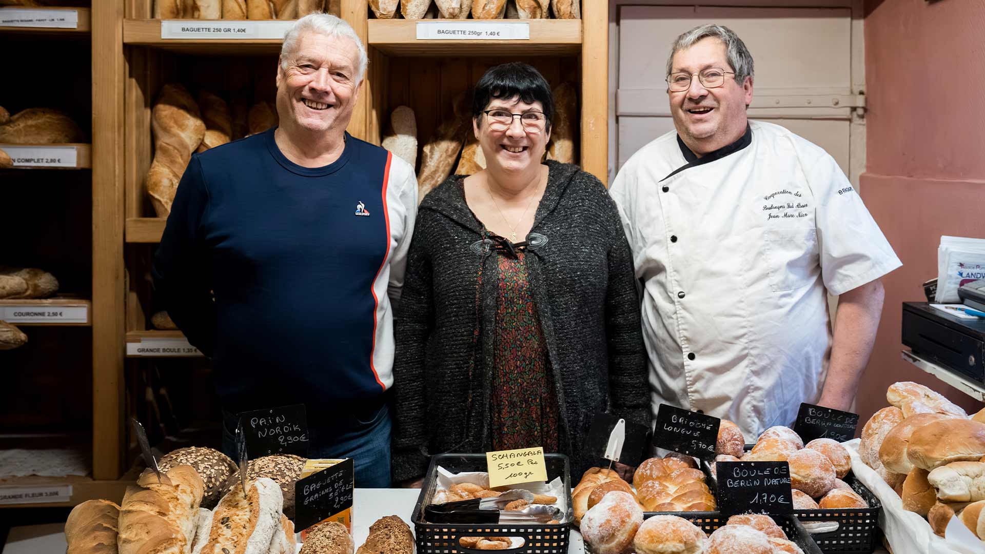Gérants du Café-Boulangerie Nico à Rixheim