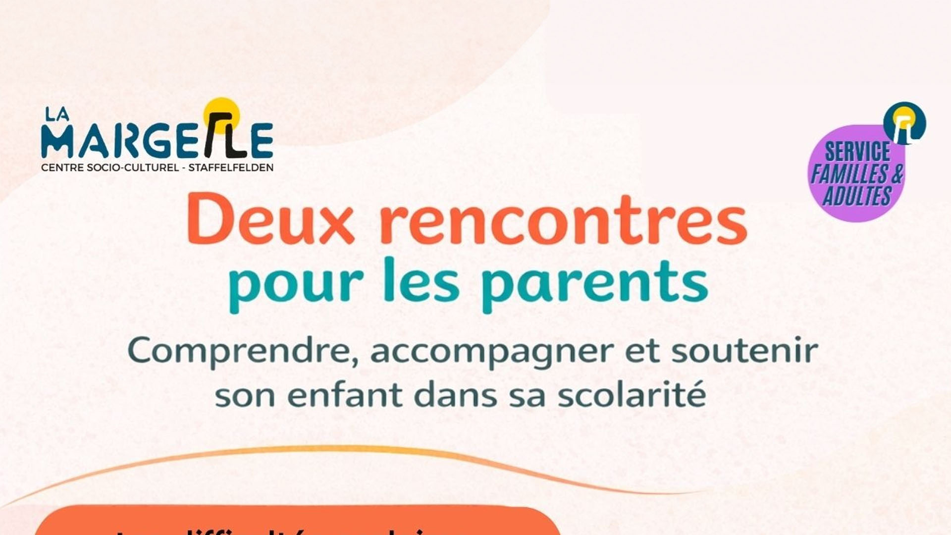 "Comprendre, accompagner et soutenir son enfant dans sa scolarité" à Staffelfelden