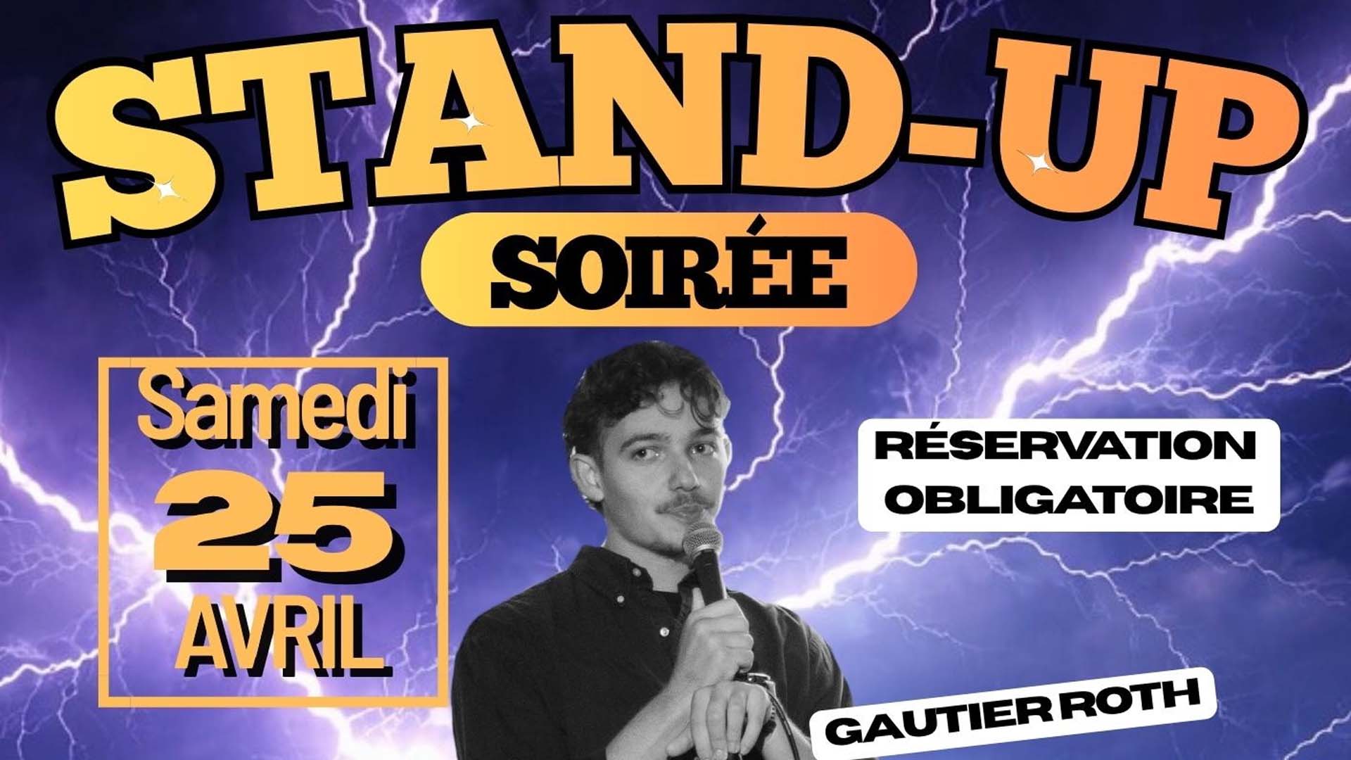 Visuel pour la soirée Stand Up à Galfingue