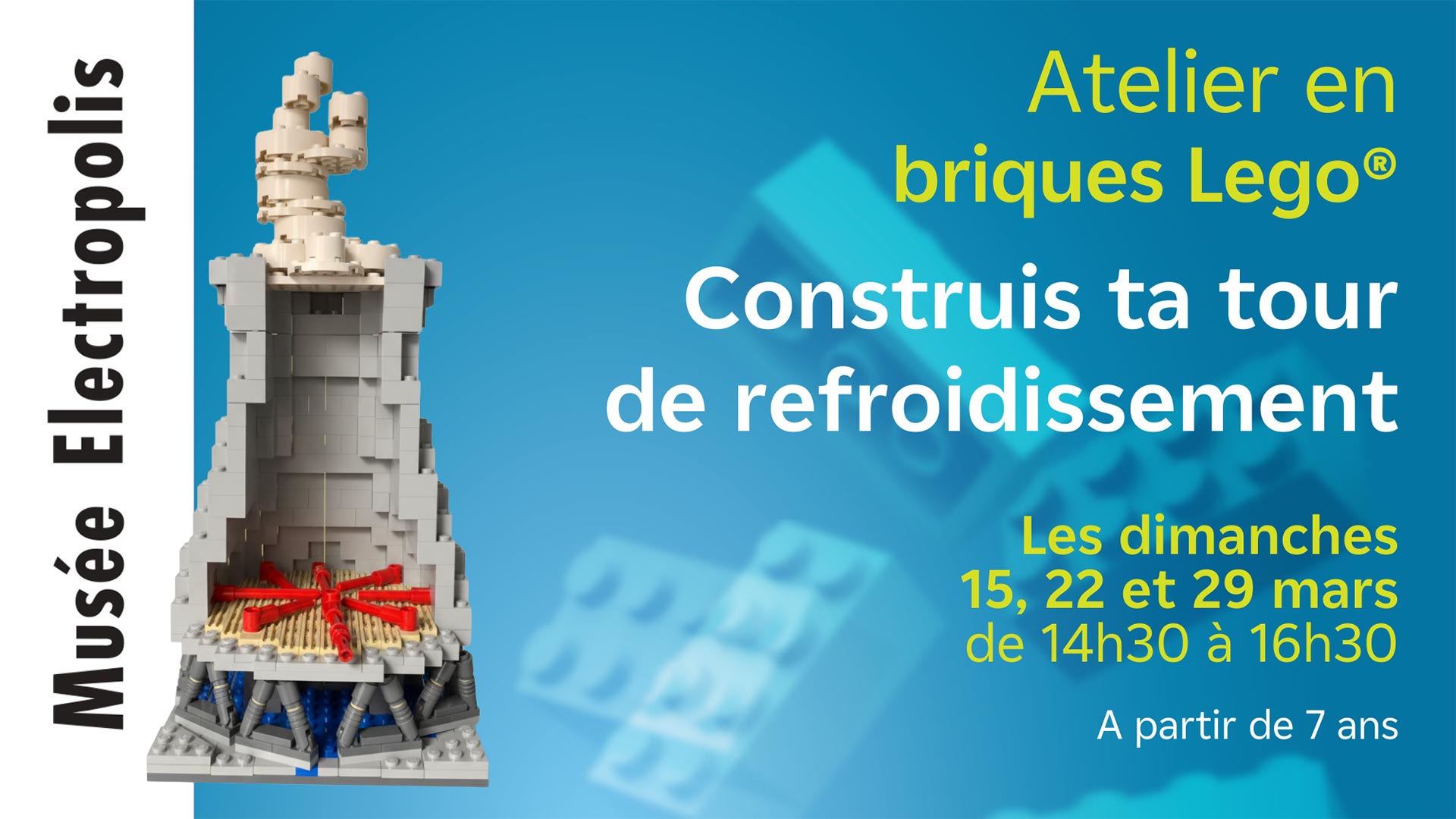 Atelier en briques LEGO® au Musée Electropolis à Mulhouse