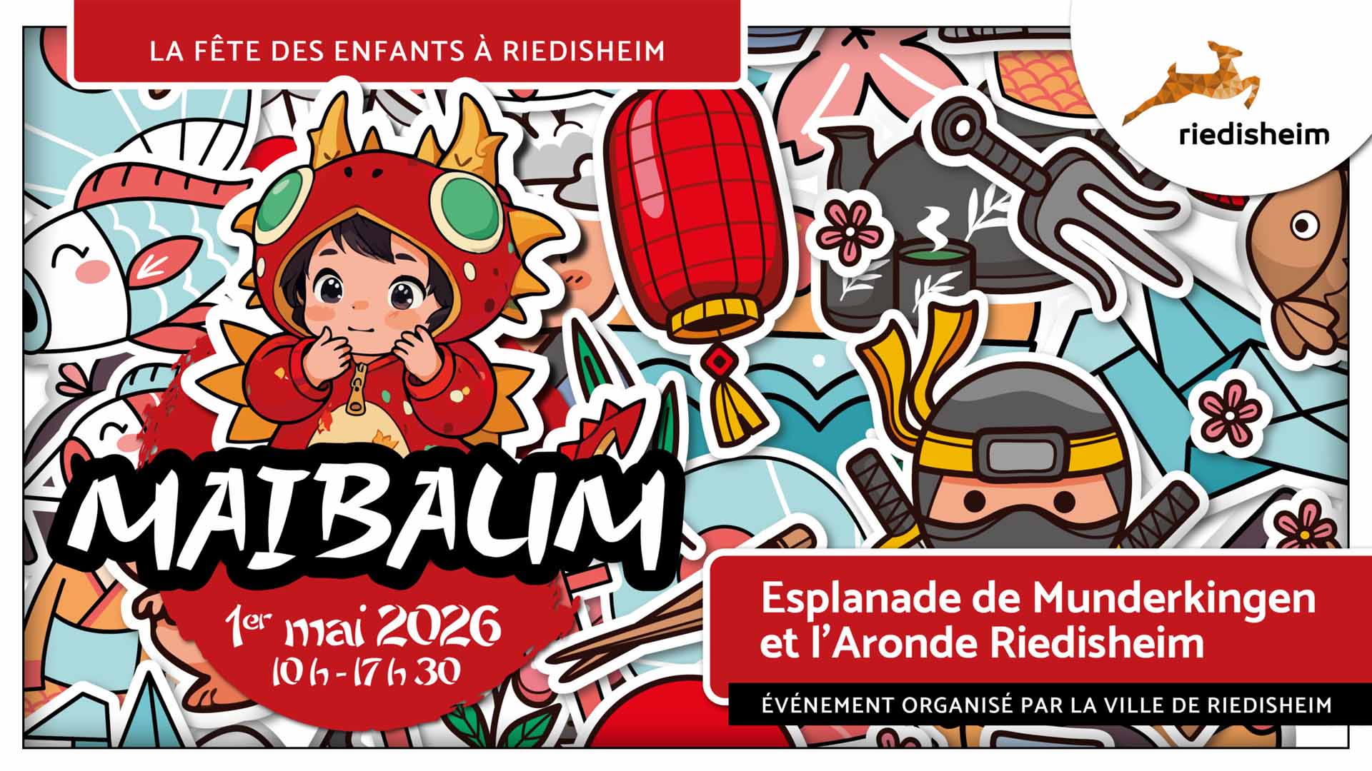 "Maibaum" : la fête des enfants à Riedisheim