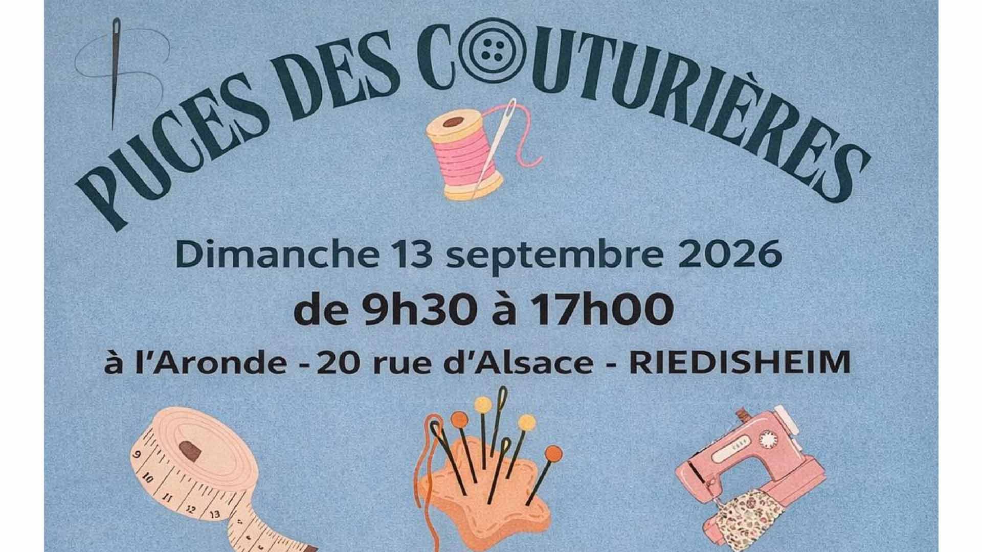 Puces des couturières 2026 à Riedisheim