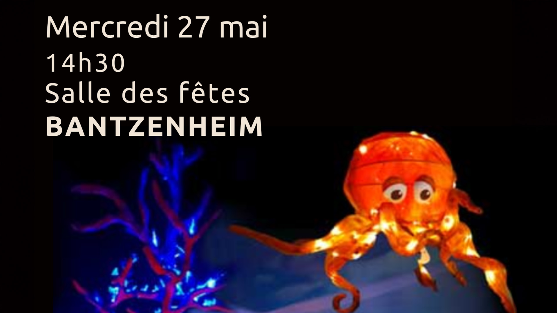 Spectacle "Sous l'Océan" à Bantzenheim