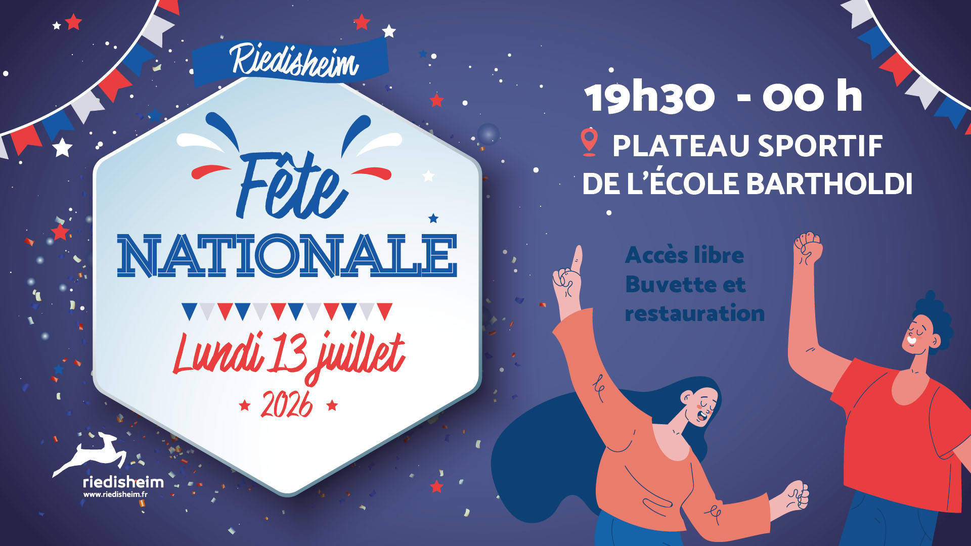 Fête Nationale 2026 à Riedisheim