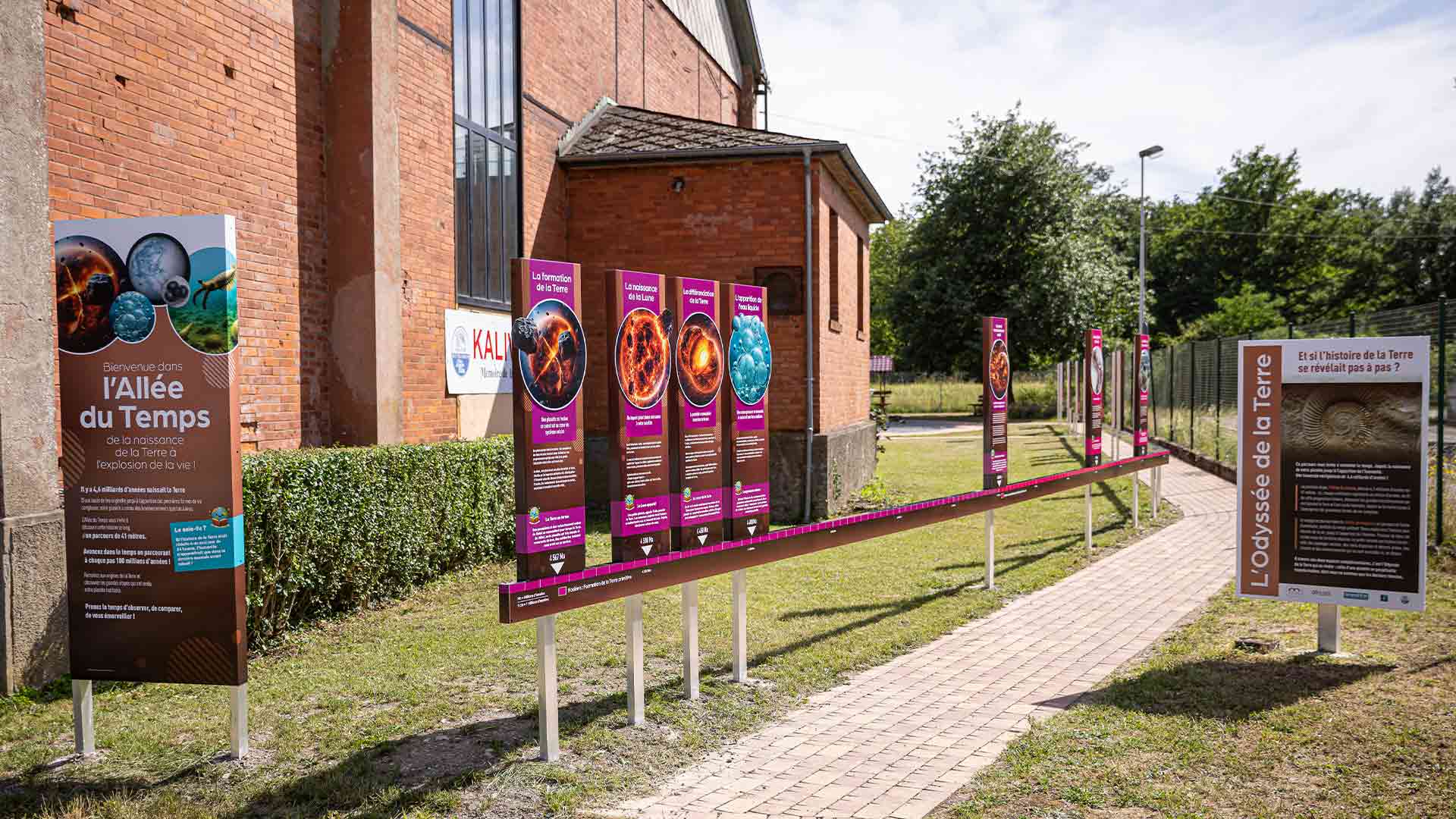 Allée du Temps - Musée de la Mine et de la Potasse