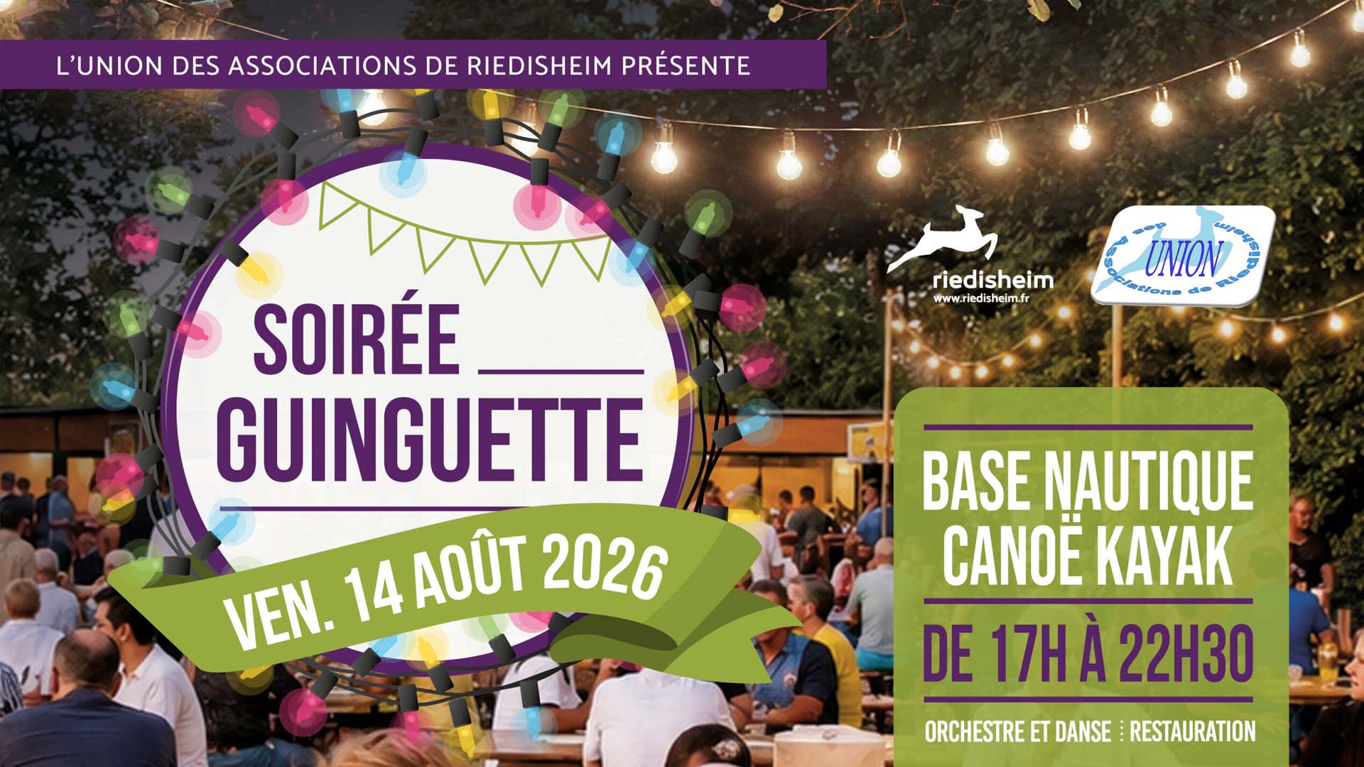 Soirée Guinguette 2026 à Riedisheim
