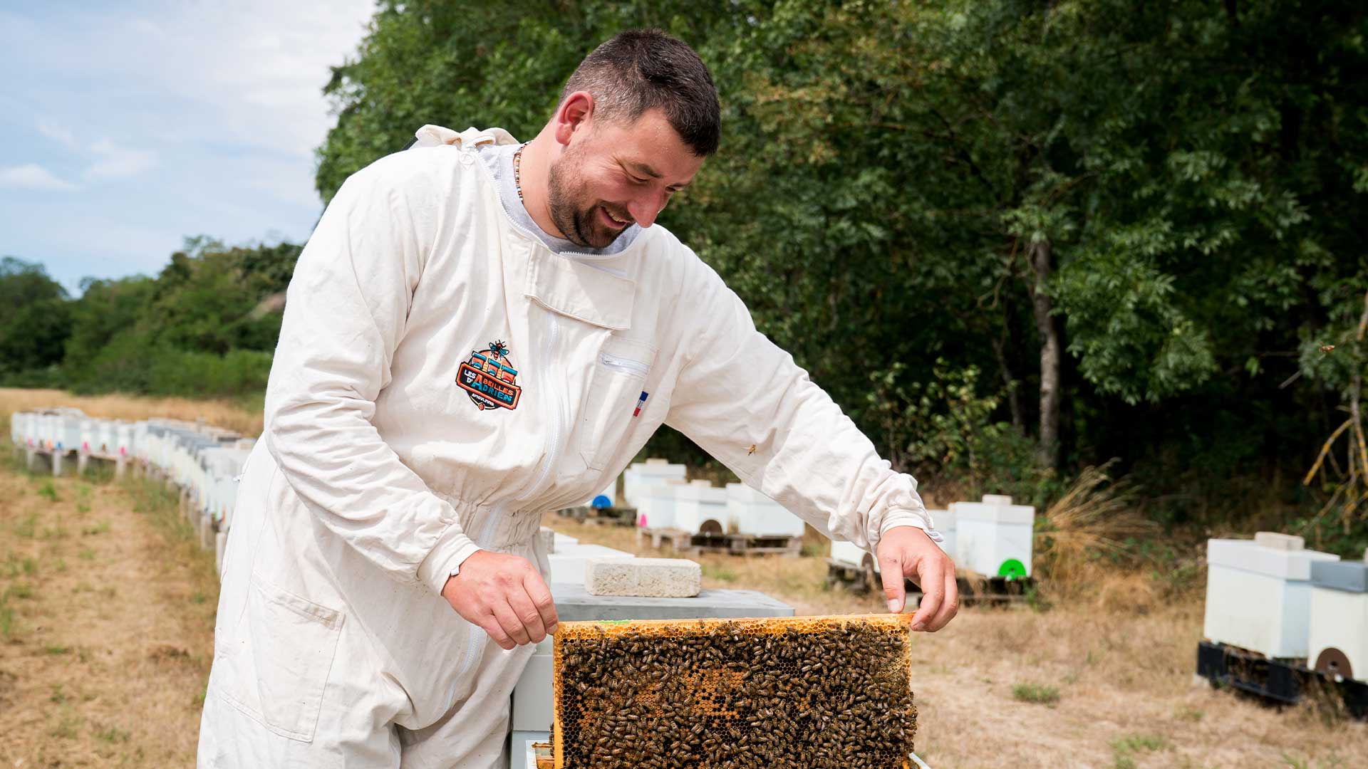 Adrien Eckes, "Les Abeilles d'Adrien" à Pulversheim
