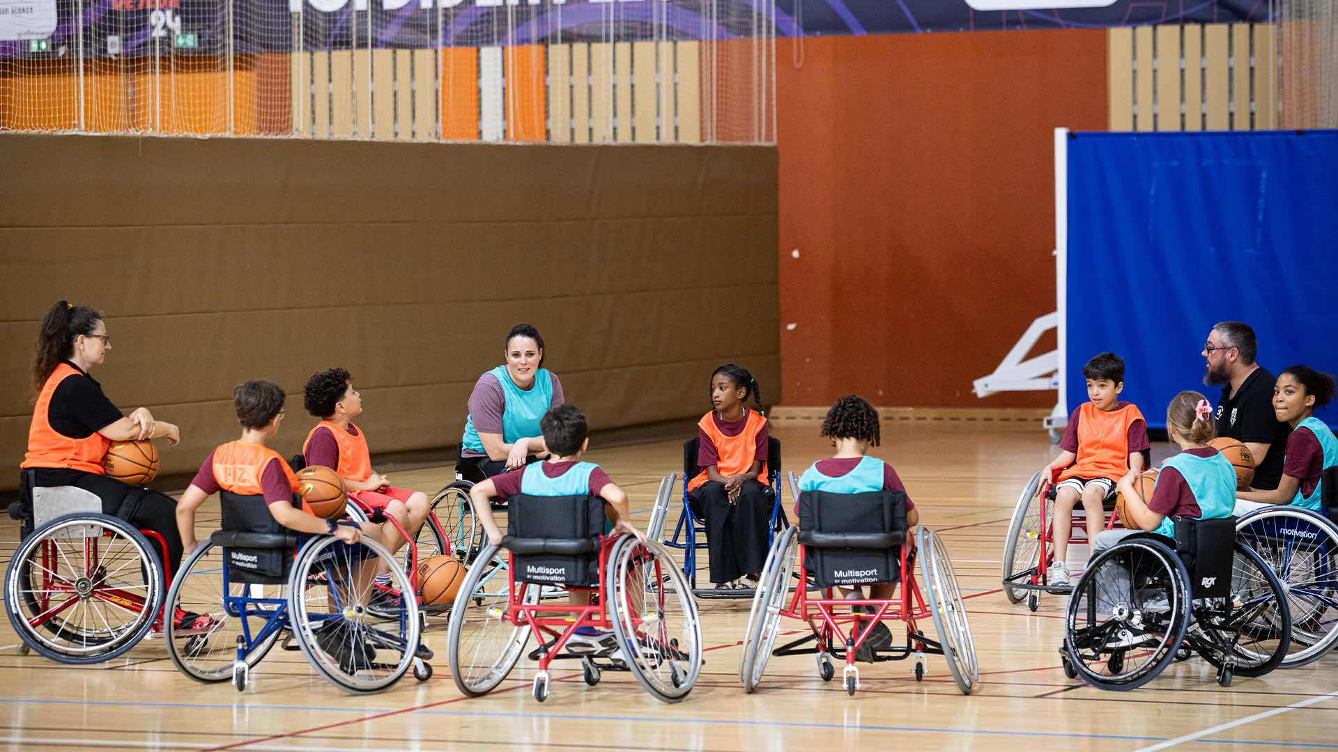 Initiation au handibasket - enfants périscolaire m2A