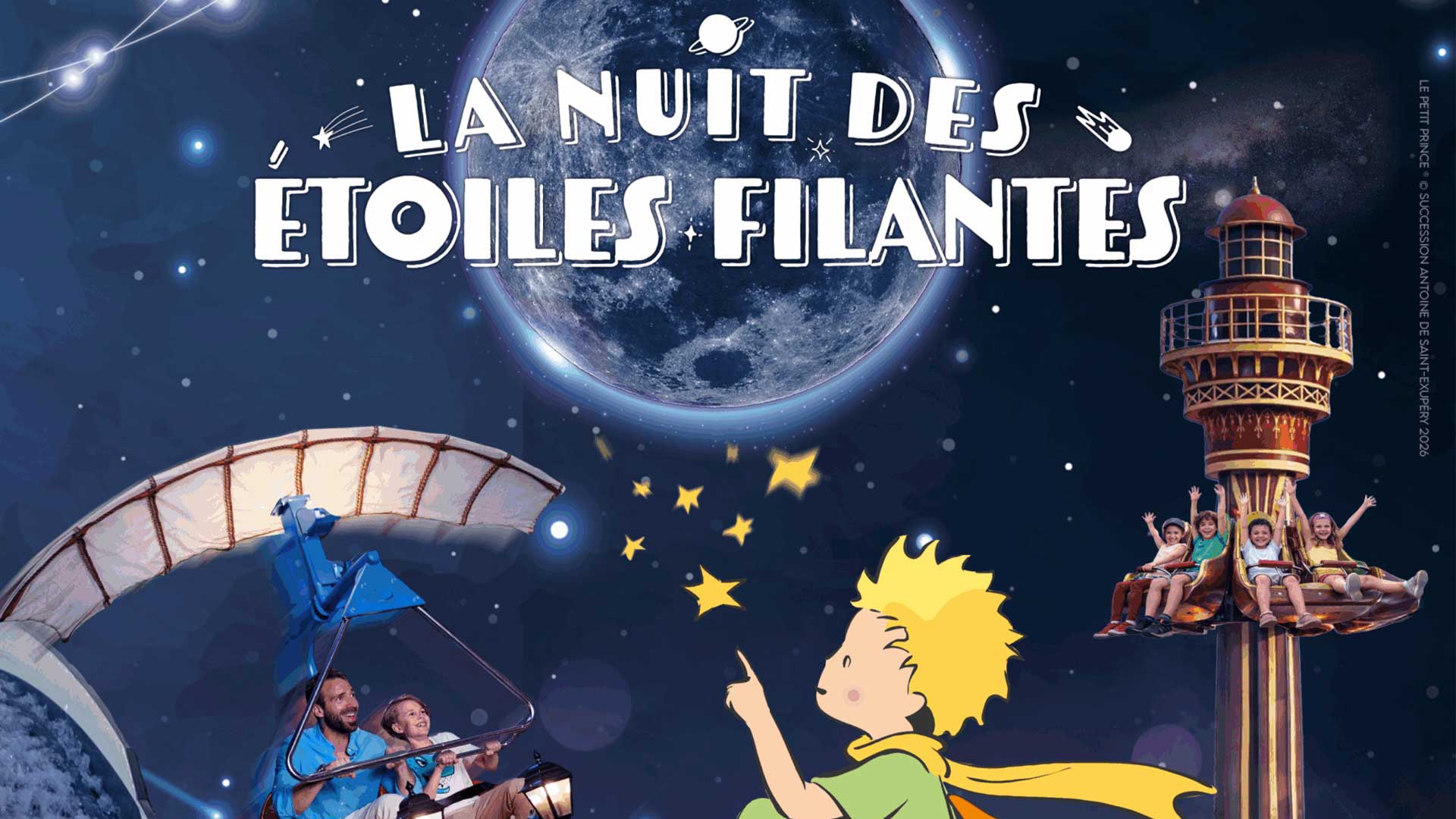 Nuit des étoiles filantes au Parc du Petit Prince à Ungersheim