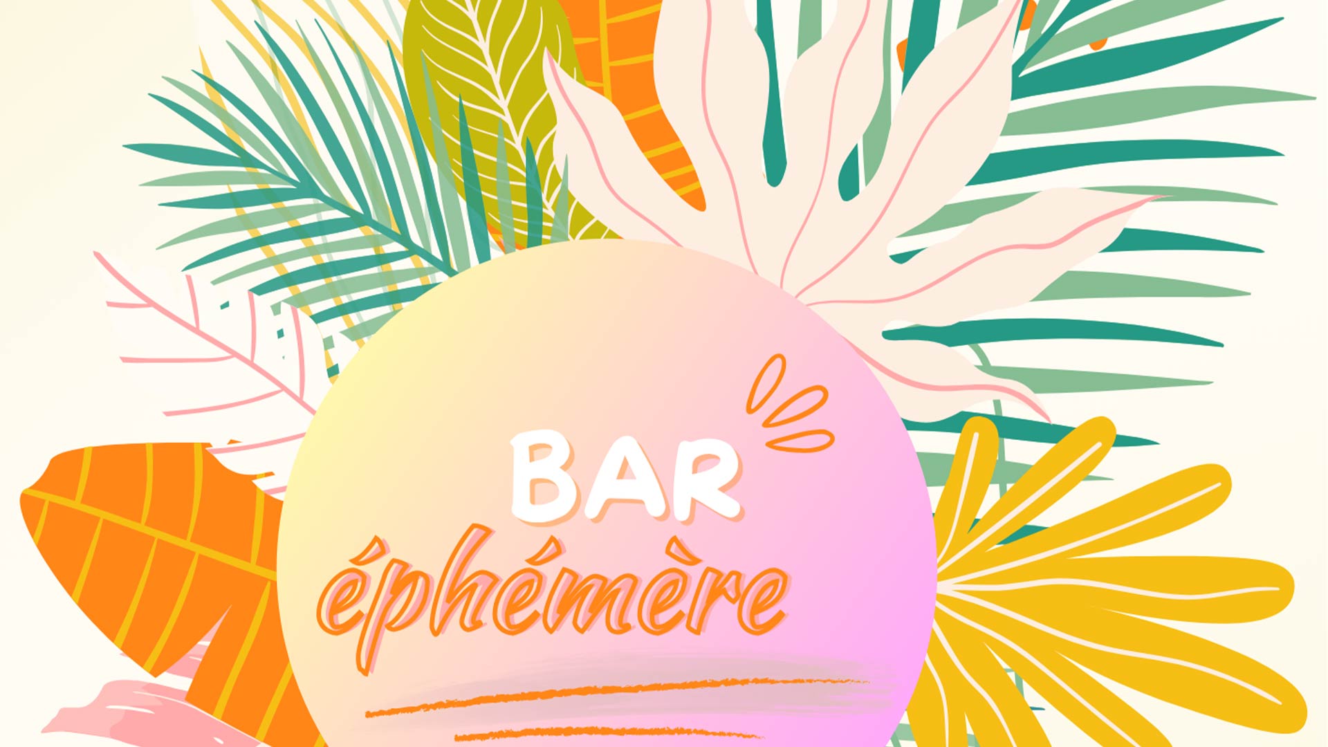 Bar éphémère à Bantzenheim