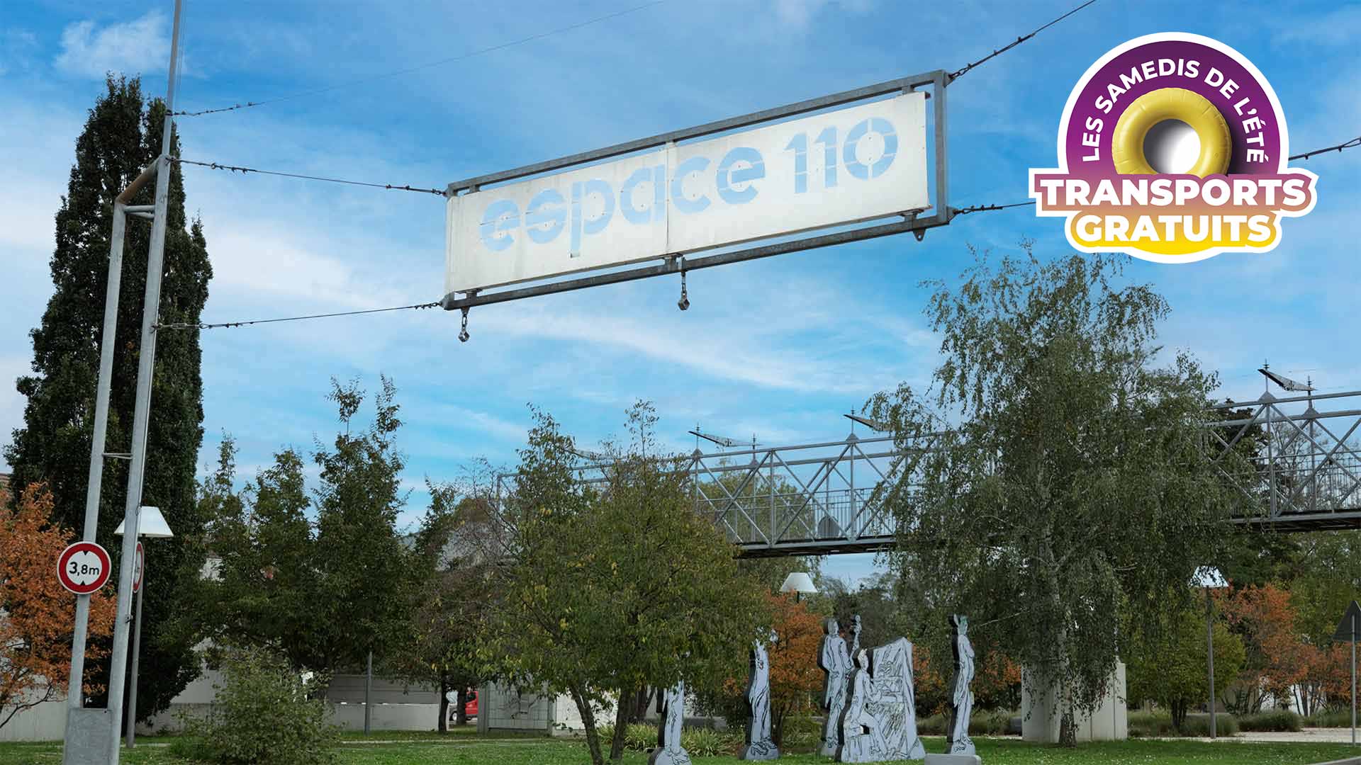 Entrée "Espace 110" à Illzach