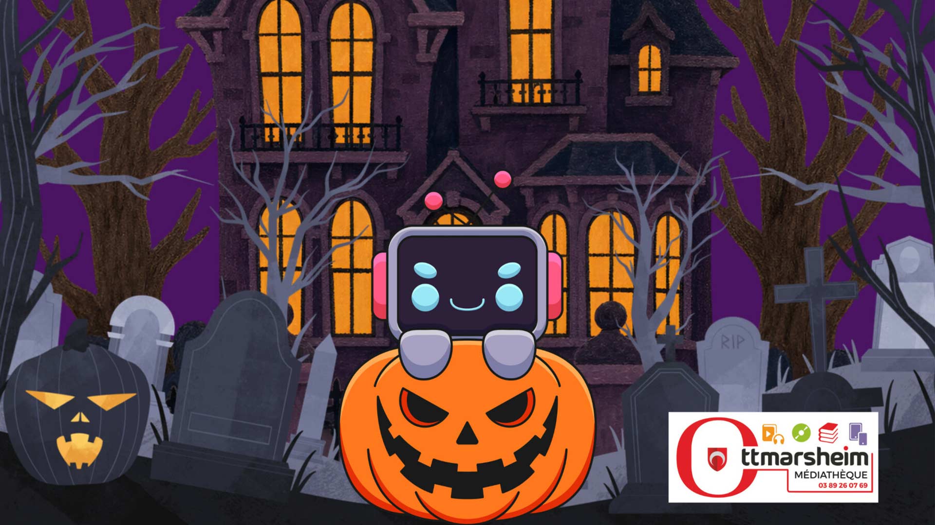 Atelier IA "Halloween" à Ottmarsheim