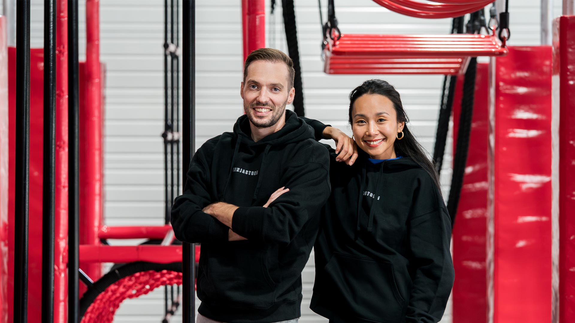 Matthieu et Yuri, gérants de NinjaStorm Wittenheim