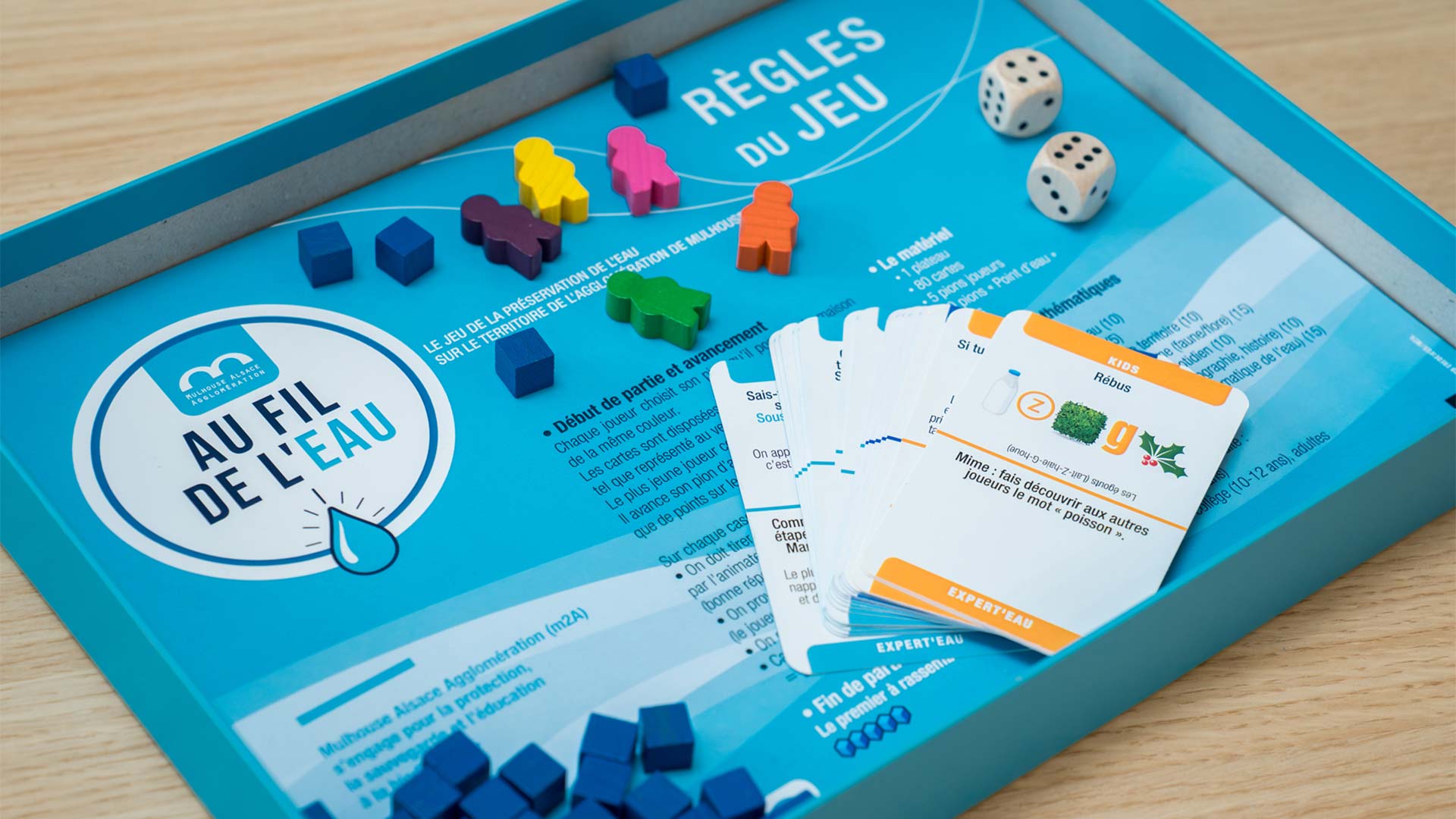 Jeu de société "m2A, au fil de l'eau"