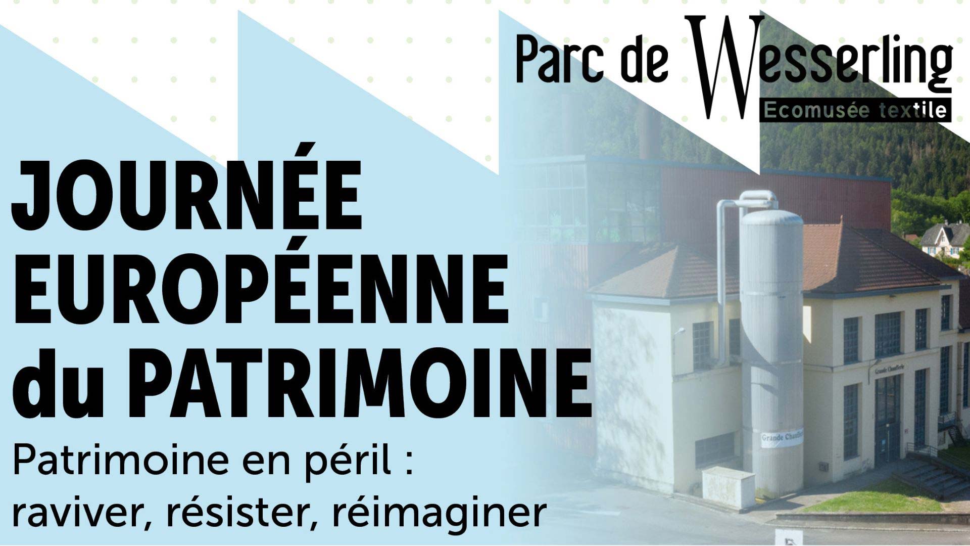Journée européenne du patrimoine 2026 au Parc de Wesserling