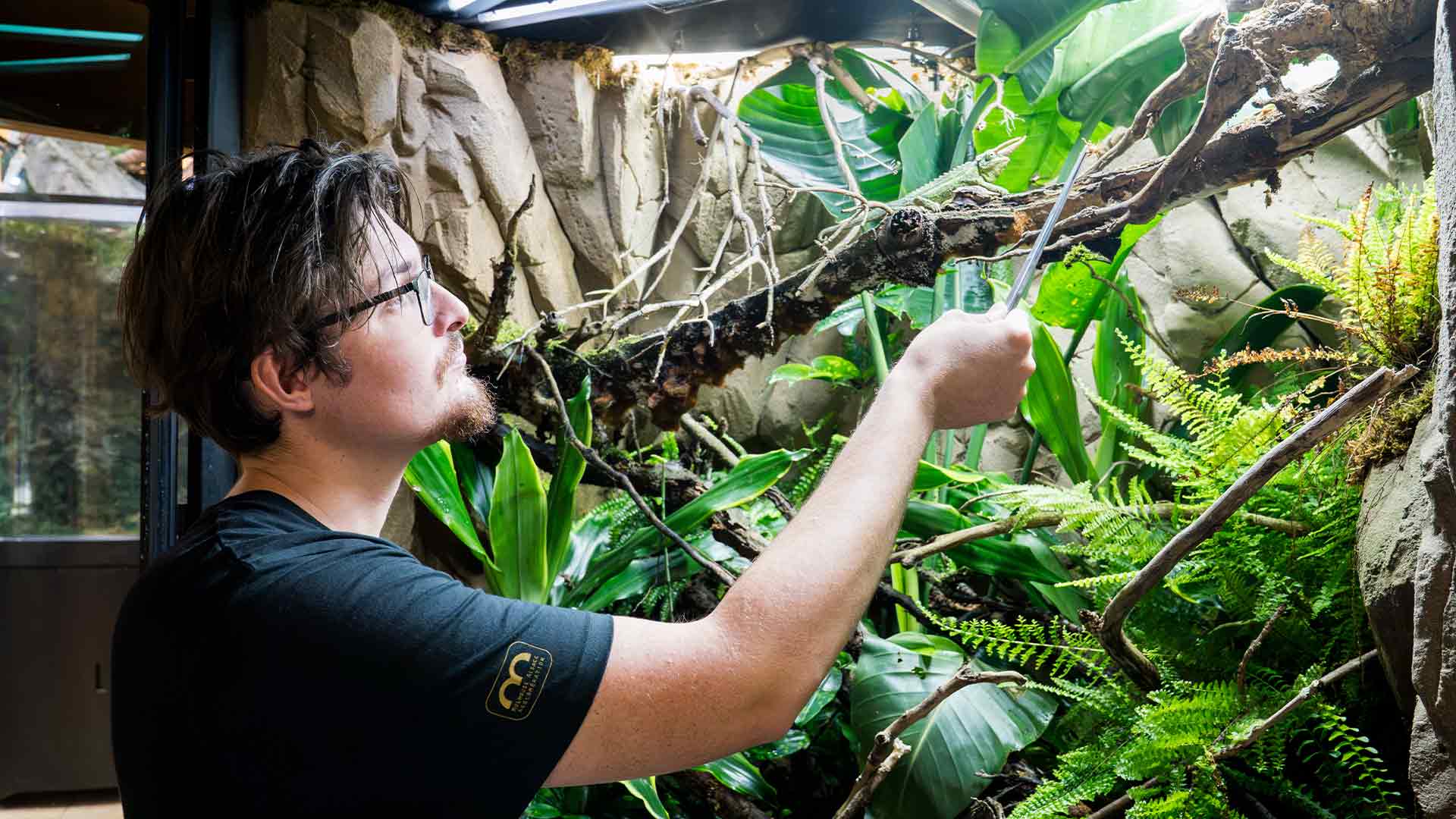 Matteo, soigneur au Parc Zoologique & Botanique de Mulhouse