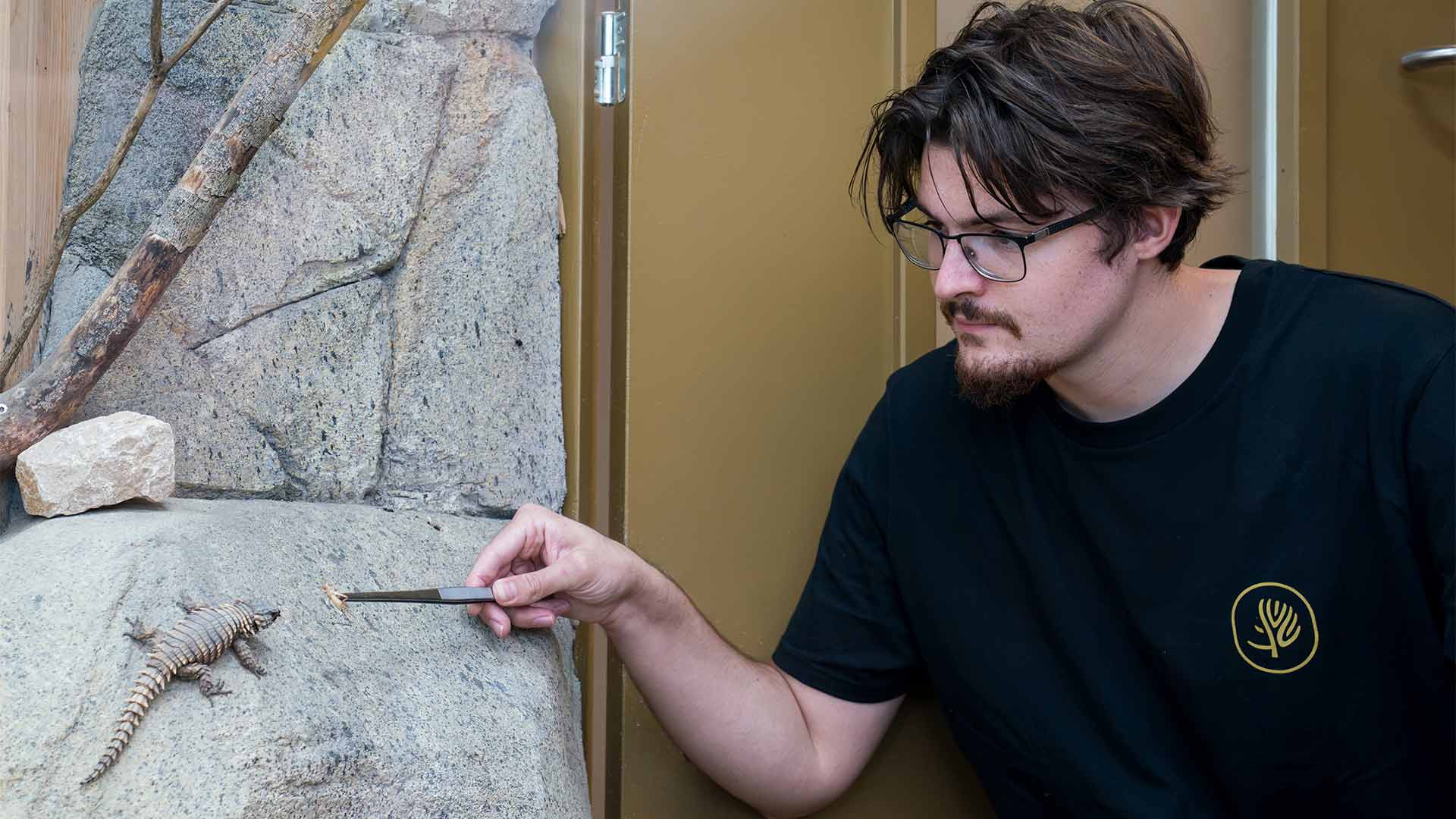 Matteo, soigneur au Parc Zoologique & Botanique de Mulhouse