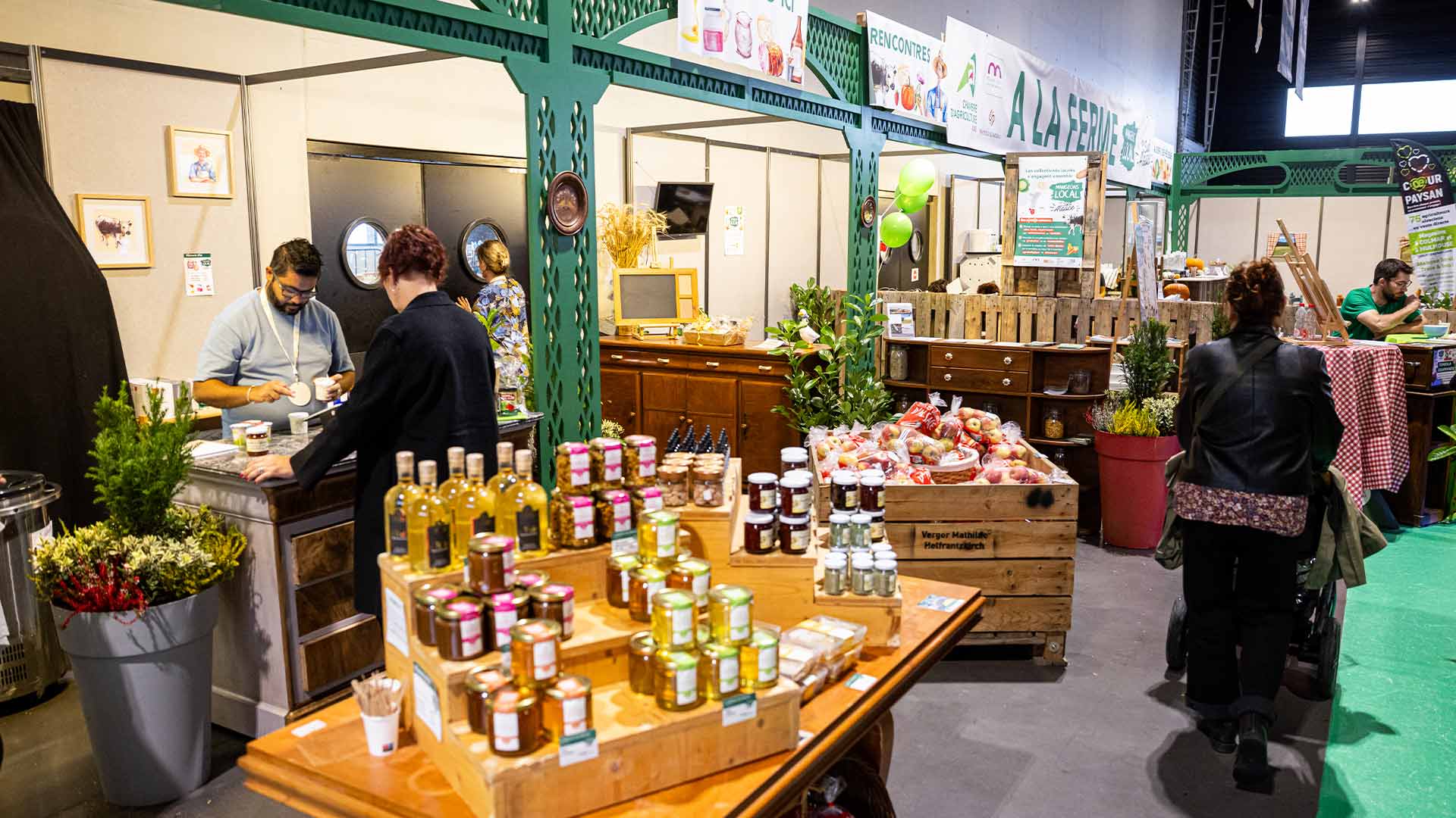 Stand "Mangeons local en Sud Alsace"
