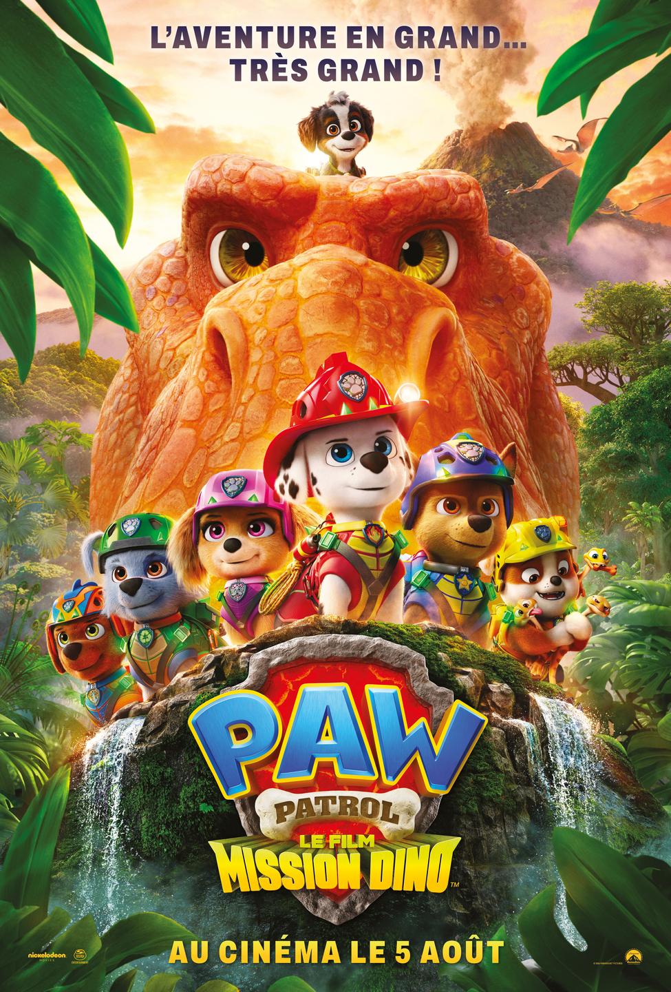 Affiche film "Pat'Patrouille : Mission Dino"